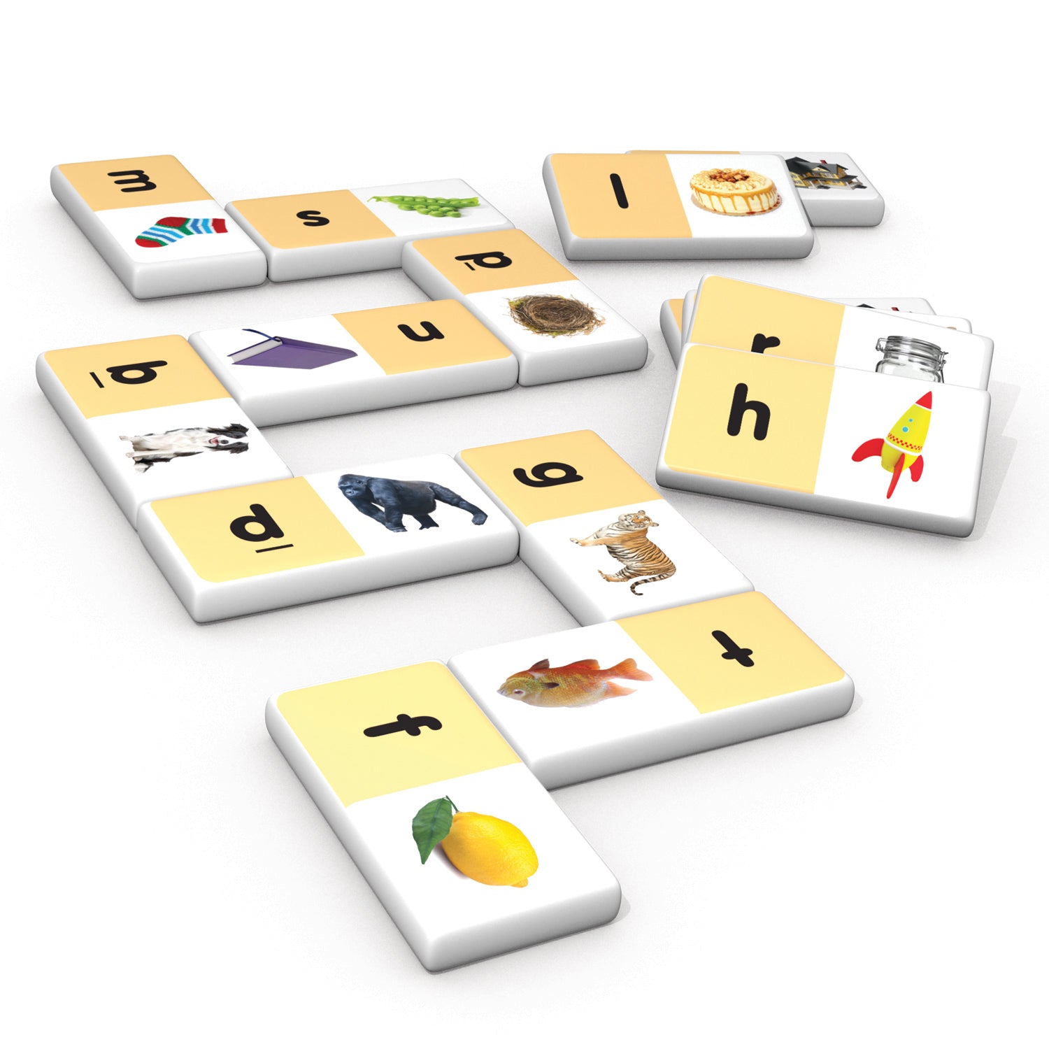 Beginning Sounds Dominoes, 2 Sets - A1 School Supplies