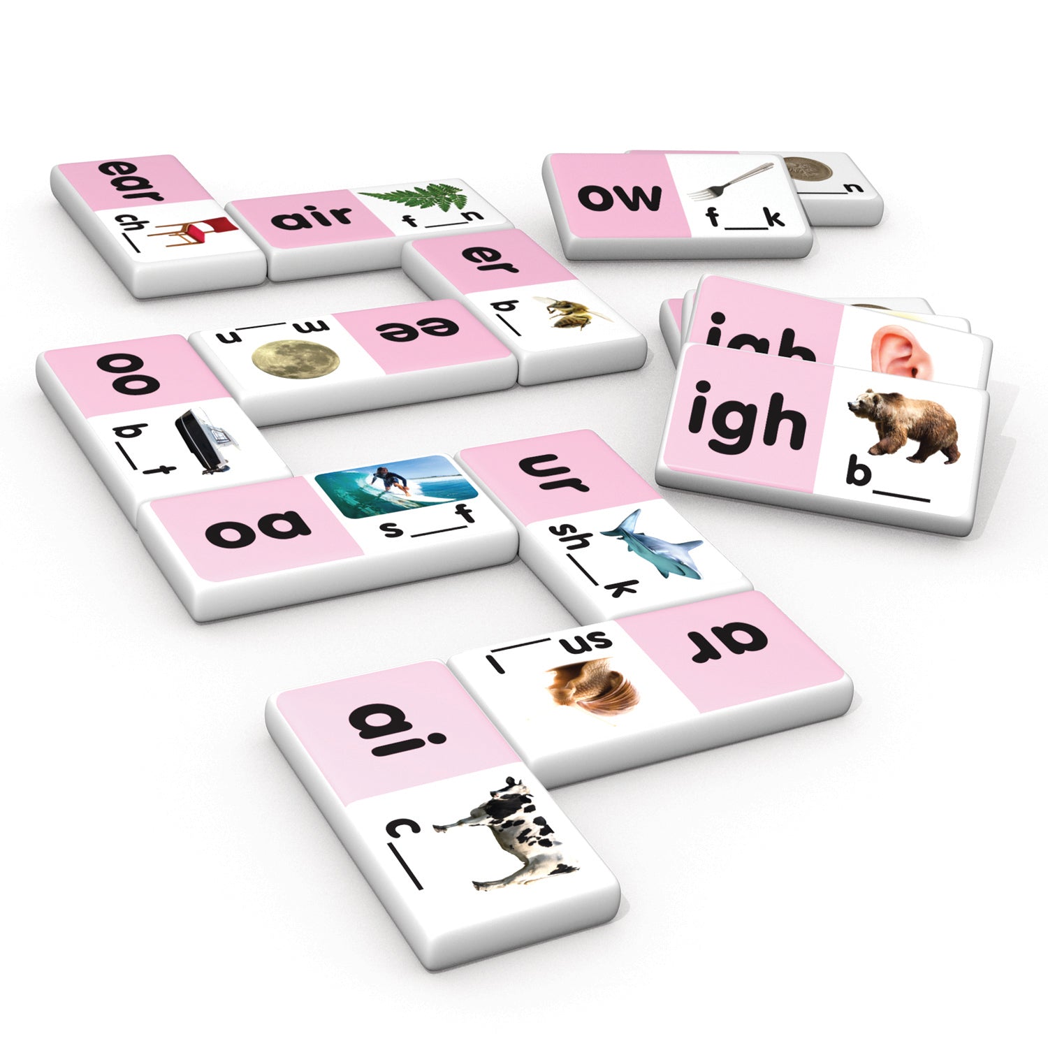 Long Vowels Dominoes, 2 Sets - A1 School Supplies