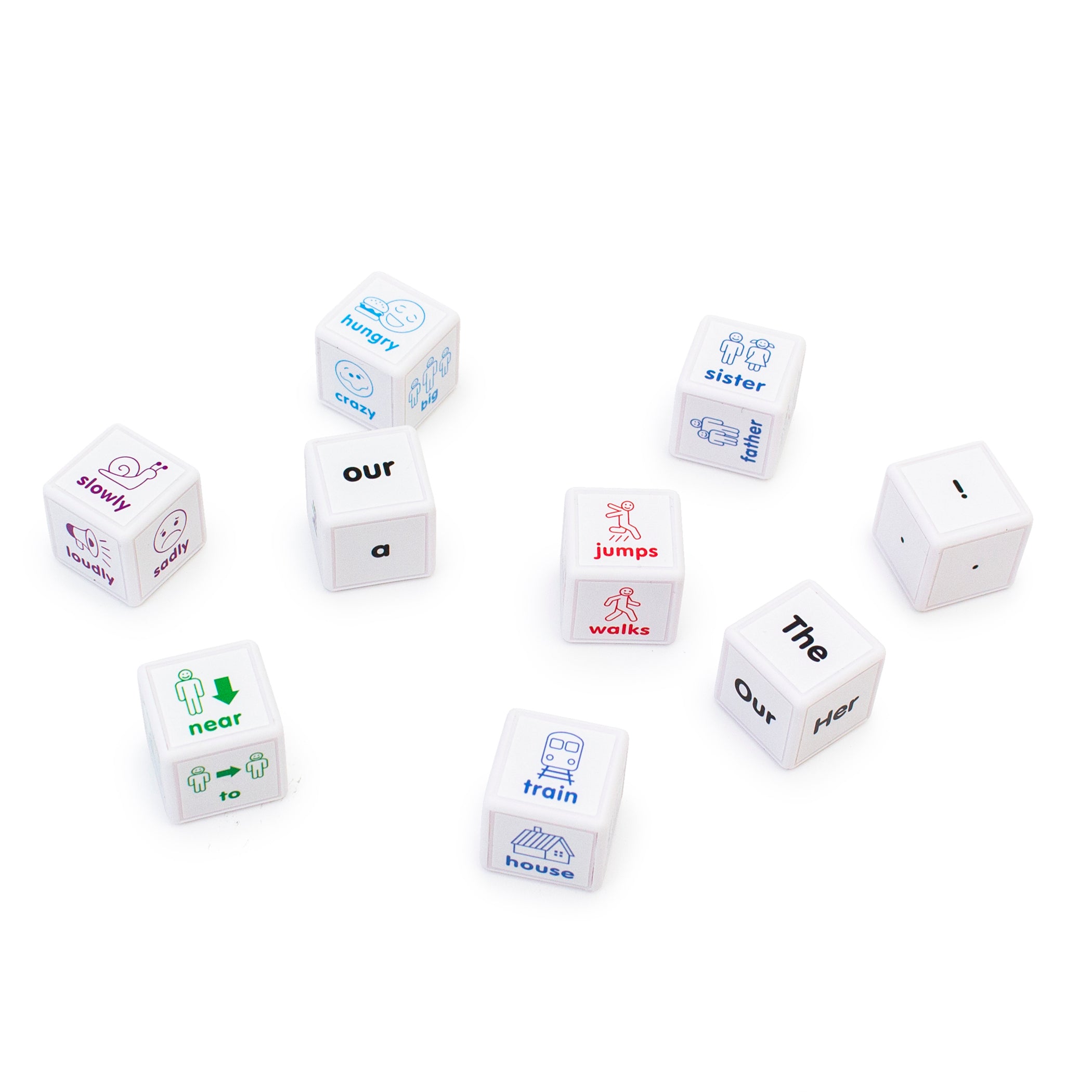 Sentences Cubes, Set of 9