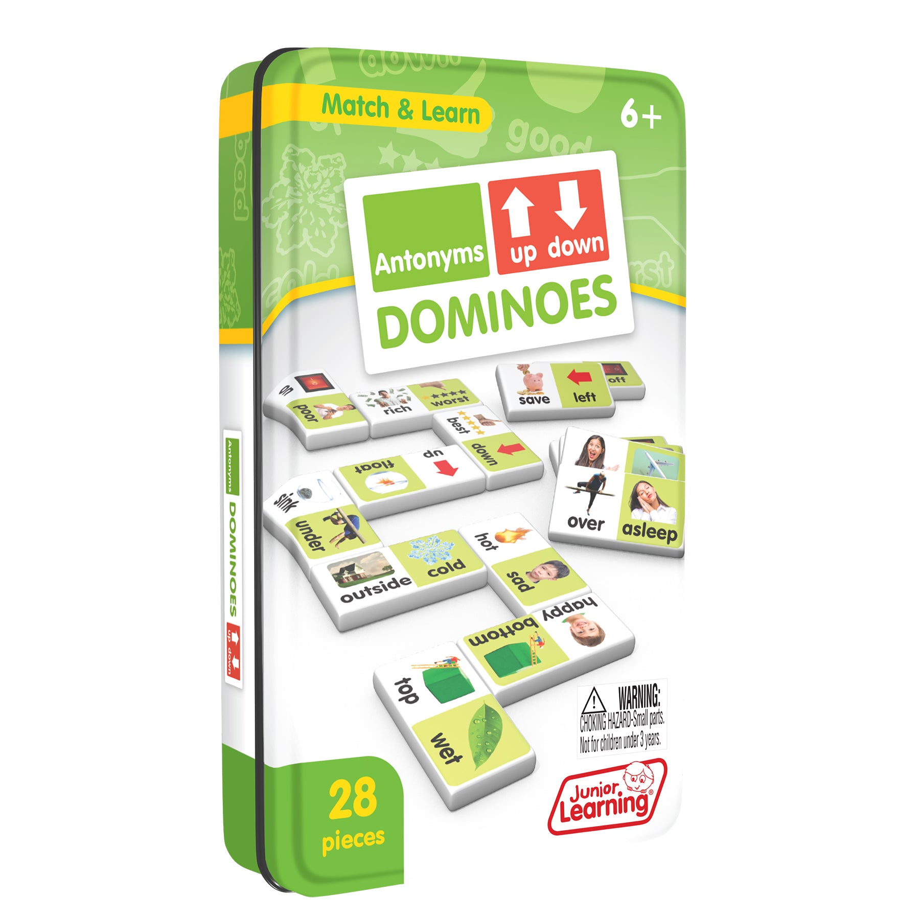 Antonyms Match & Learn Dominoes, Pack of 2