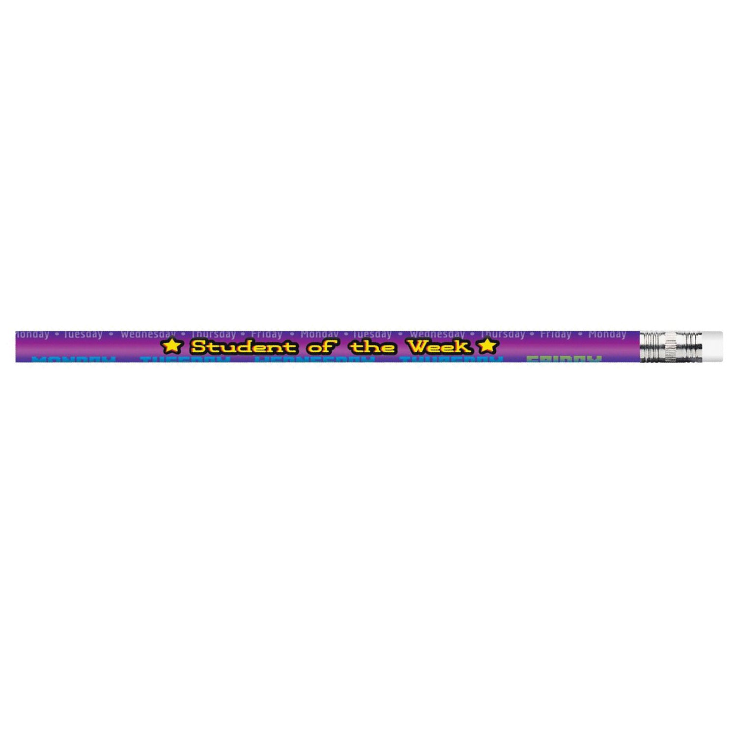 Student of the Week Pencils, 12 Per Pack, 12 Packs