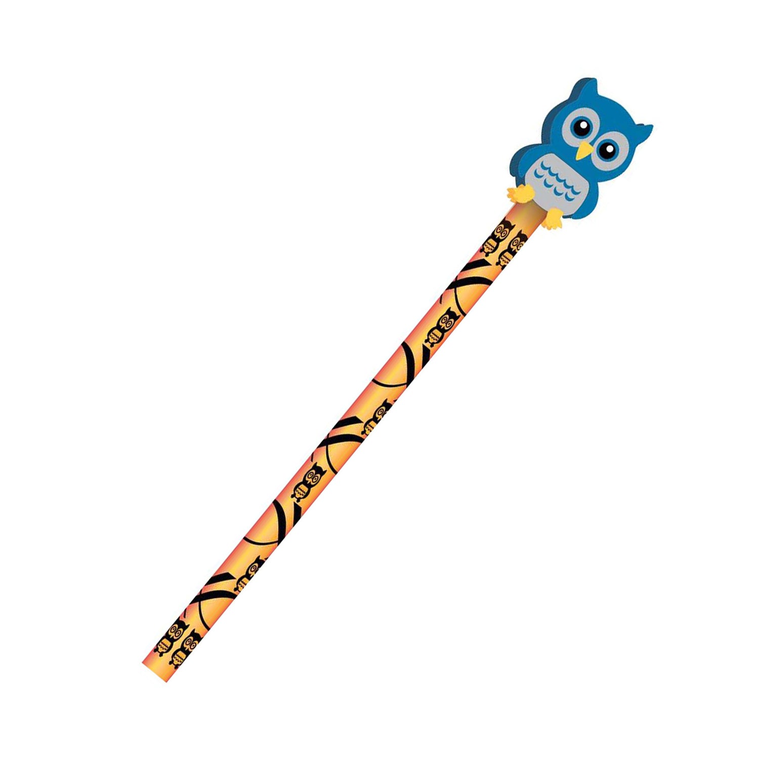 Pencil & Eraser Topper Write-Ons, Hoot Owl, Pack of 36