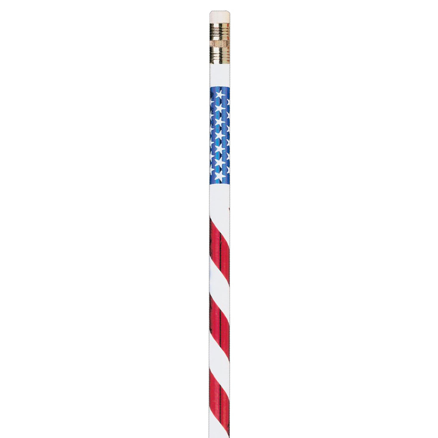 Pencils Stars & Stripes, 12 Per Pack, 12 Packs