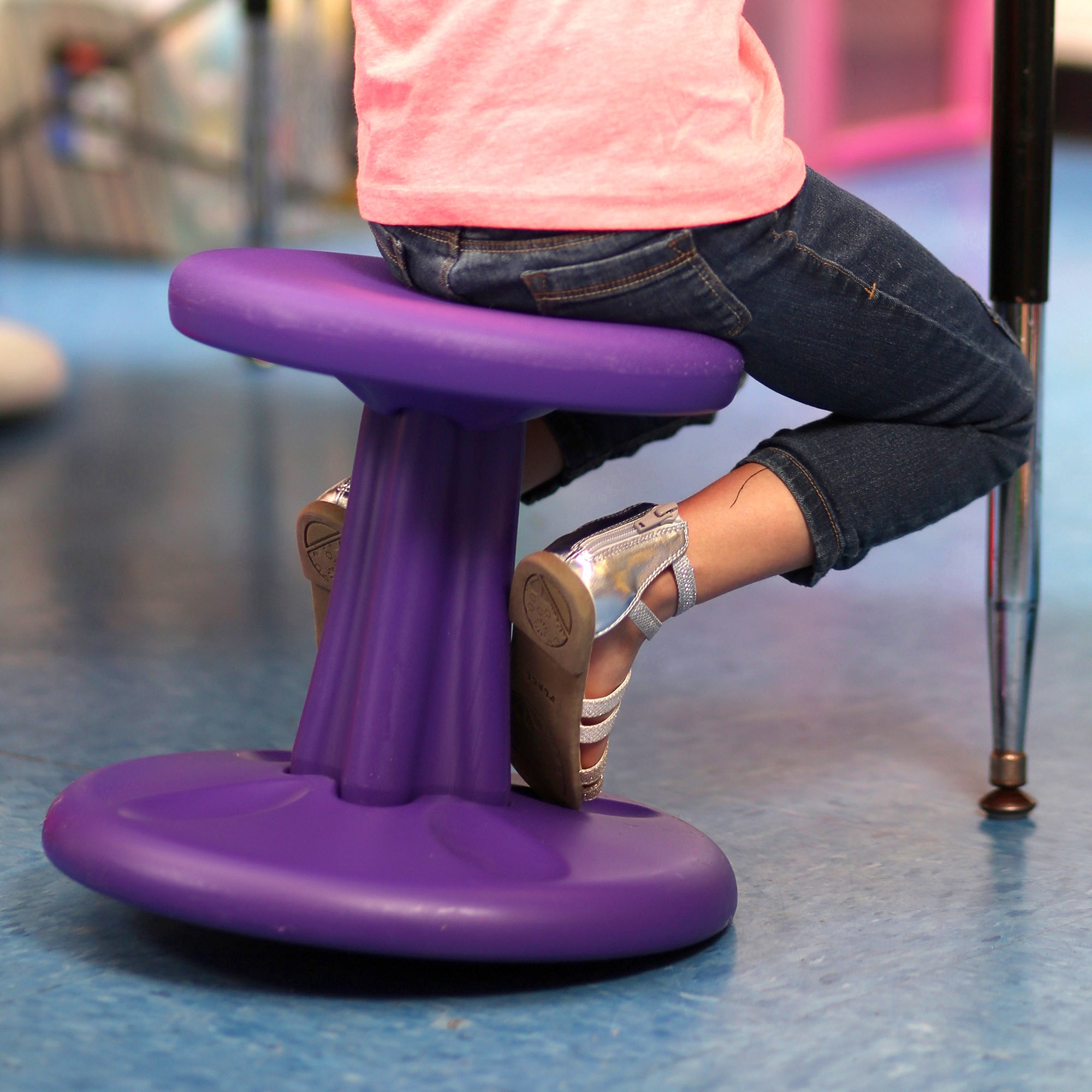 Kids Wobble Chair 14", Dark Blue