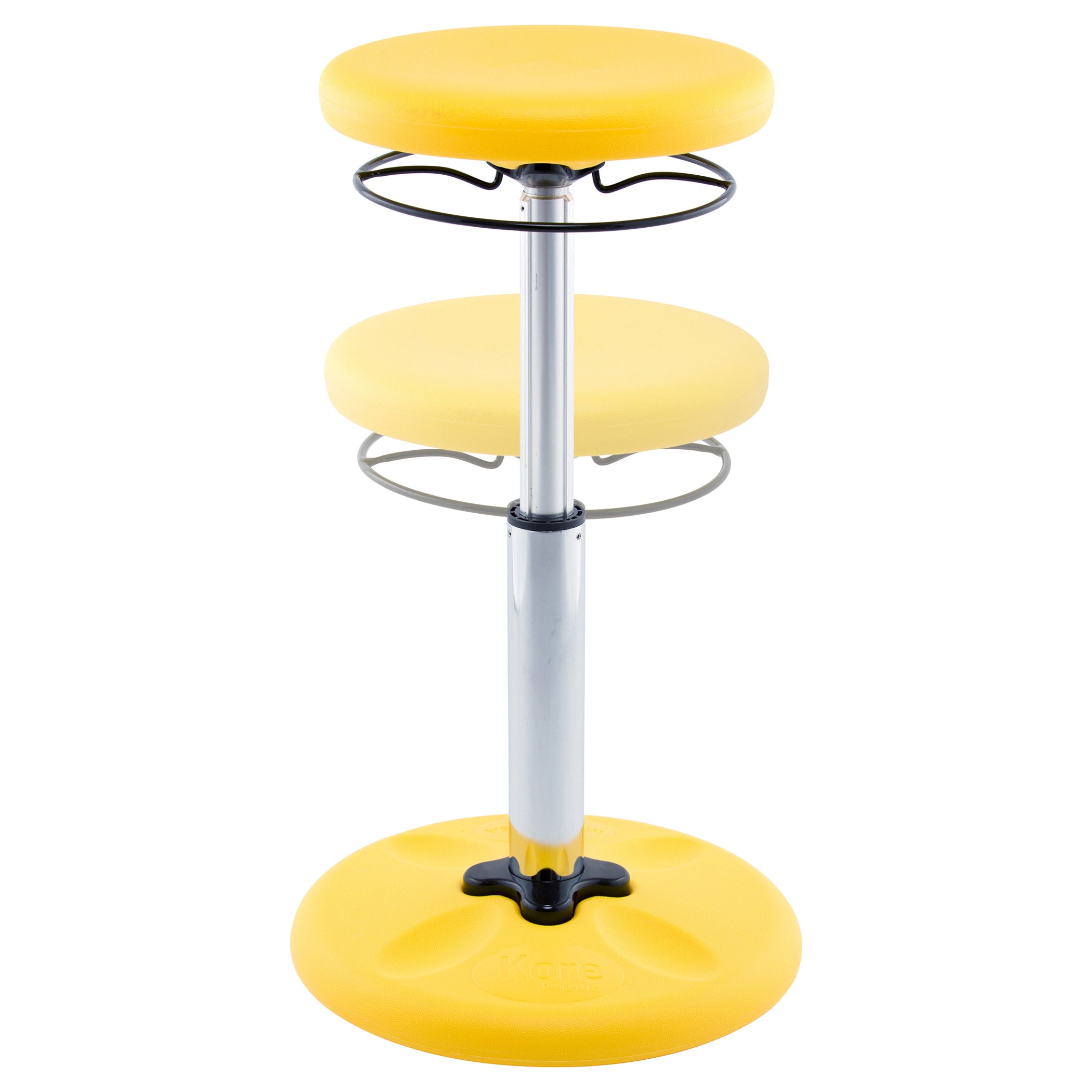 Kids Adjustable Tall Wobble Chair 16.5-24", Yellow