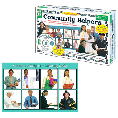 Listening Lotto: Community Helpers Board Game, Grade PK-2 - A1 School Supplies