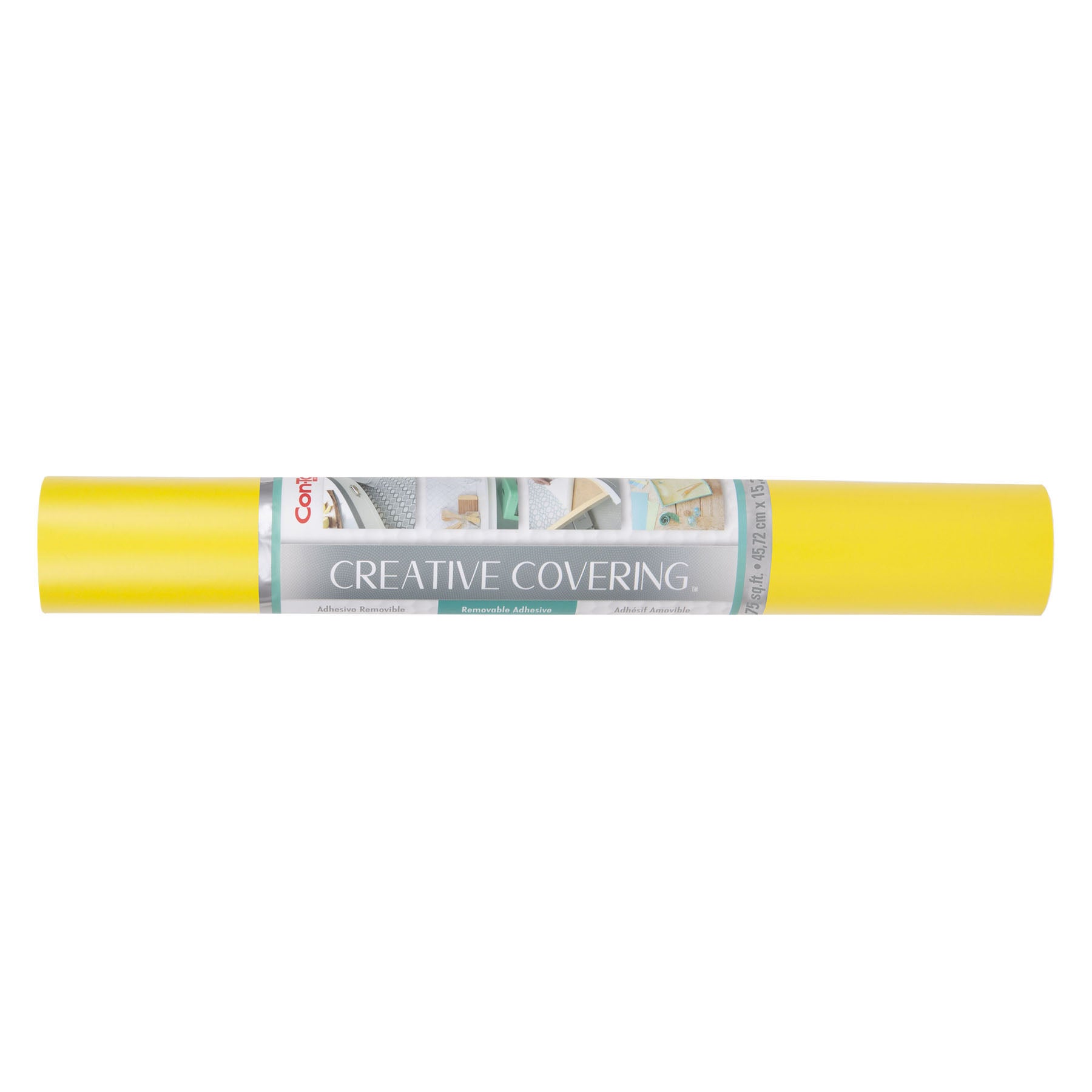 Creative Covering™ Adhesive Covering, Yellow, 18" x 50 ft