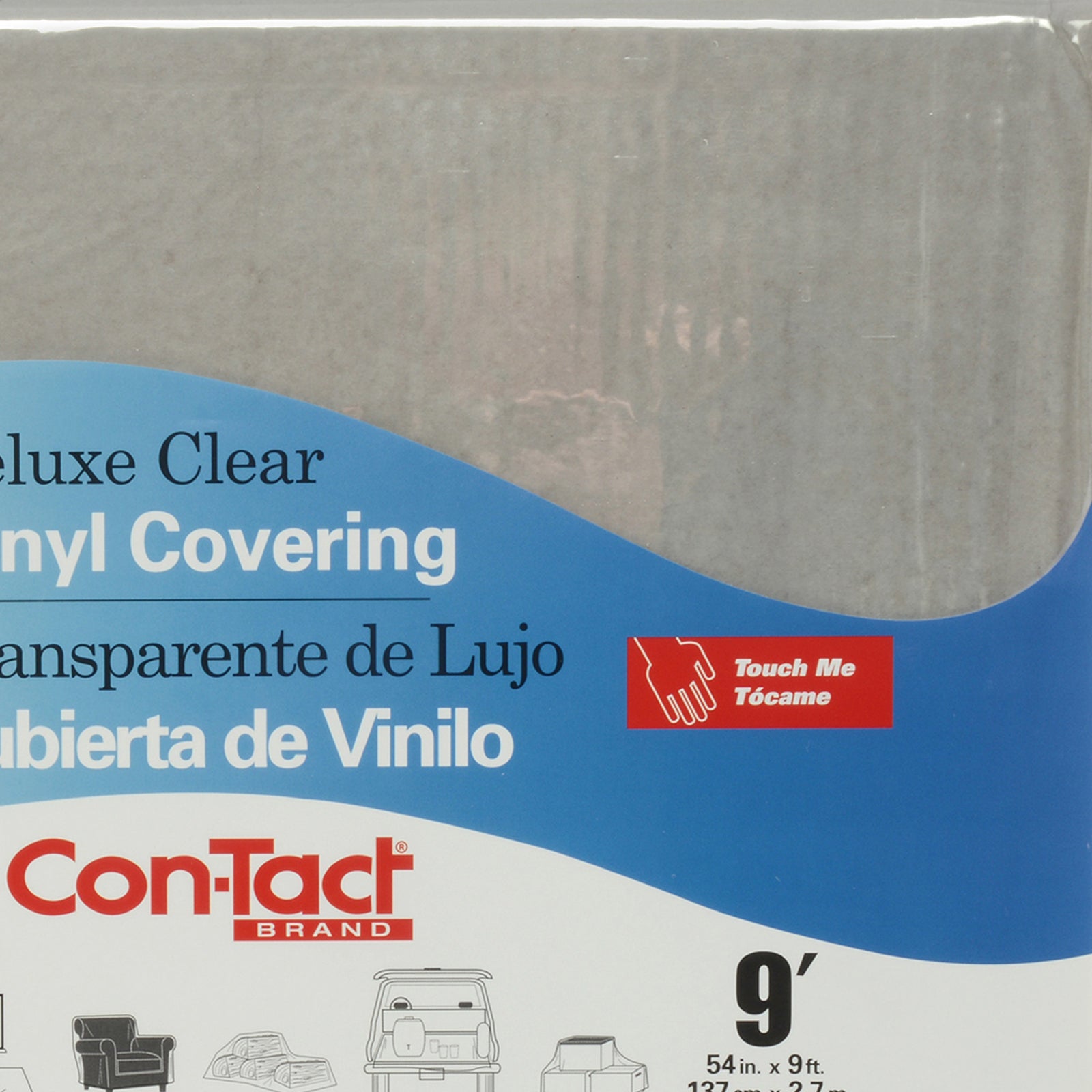 Clear Vinyl Covering, Deluxe, 54" x 9'