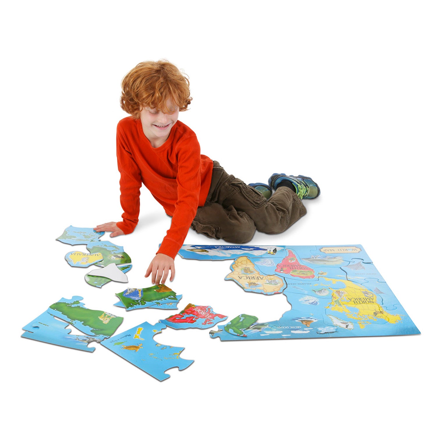 World Map Floor Puzzle