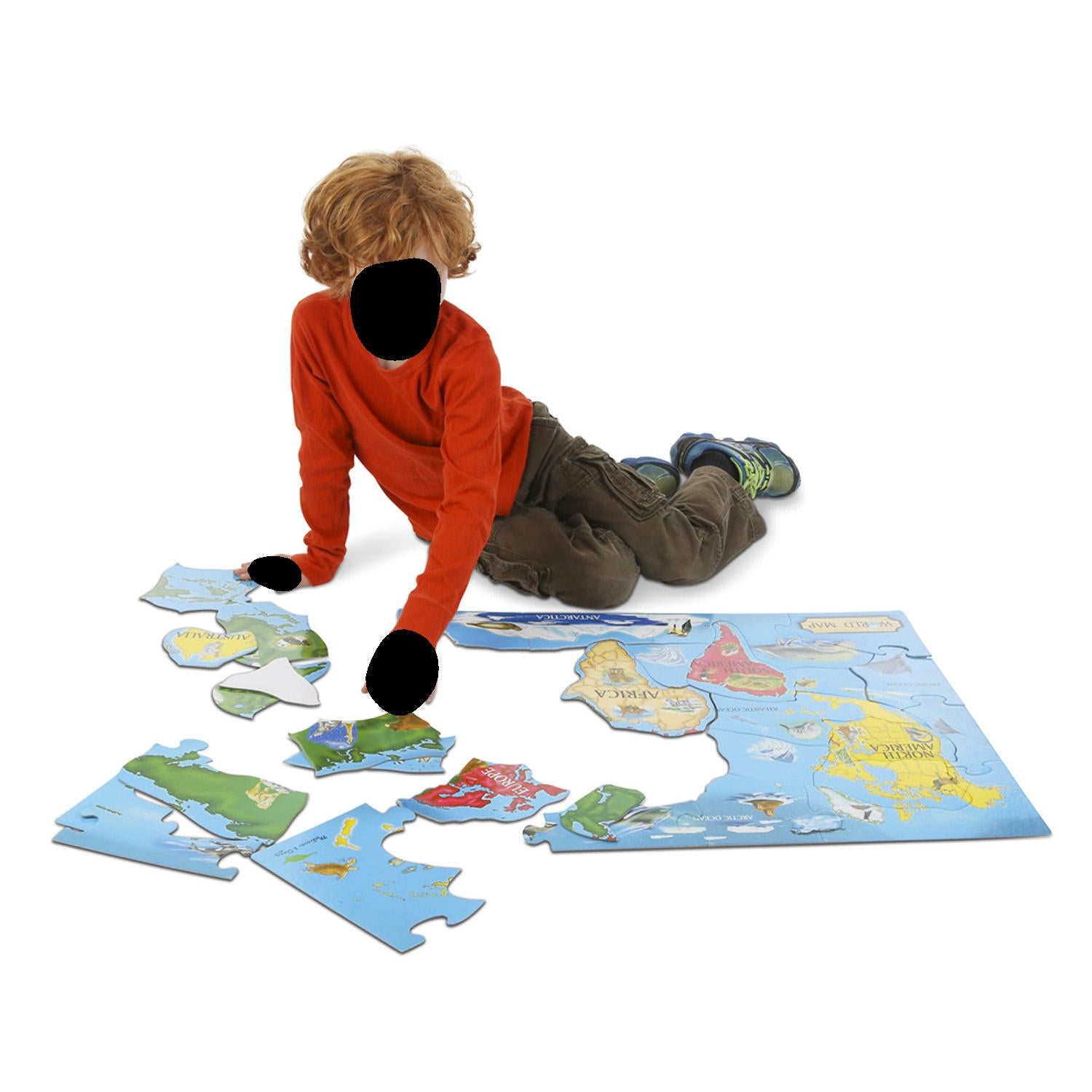 World Map Floor Puzzle