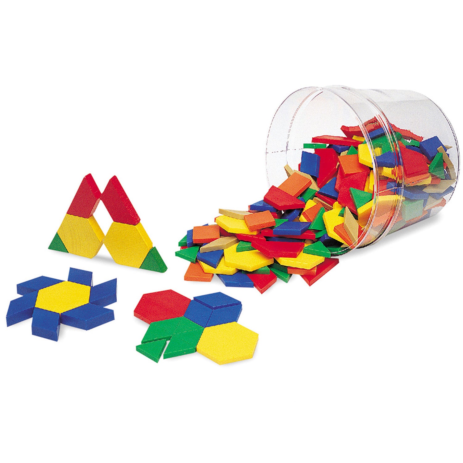 Plastic Pattern Blocks, .5 cm, Pack of 250