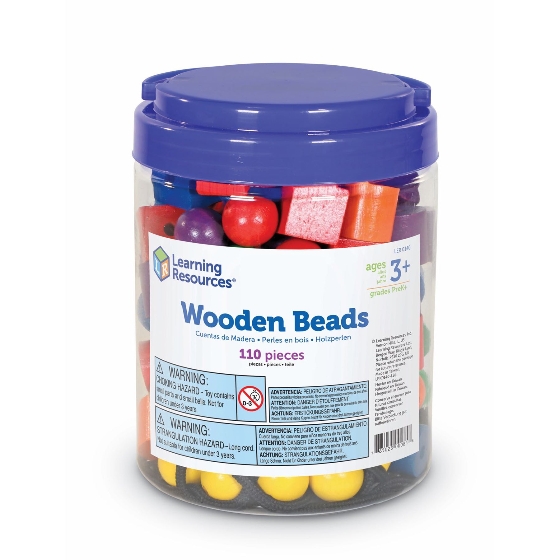 Beads in a Bucket, 108 Pieces