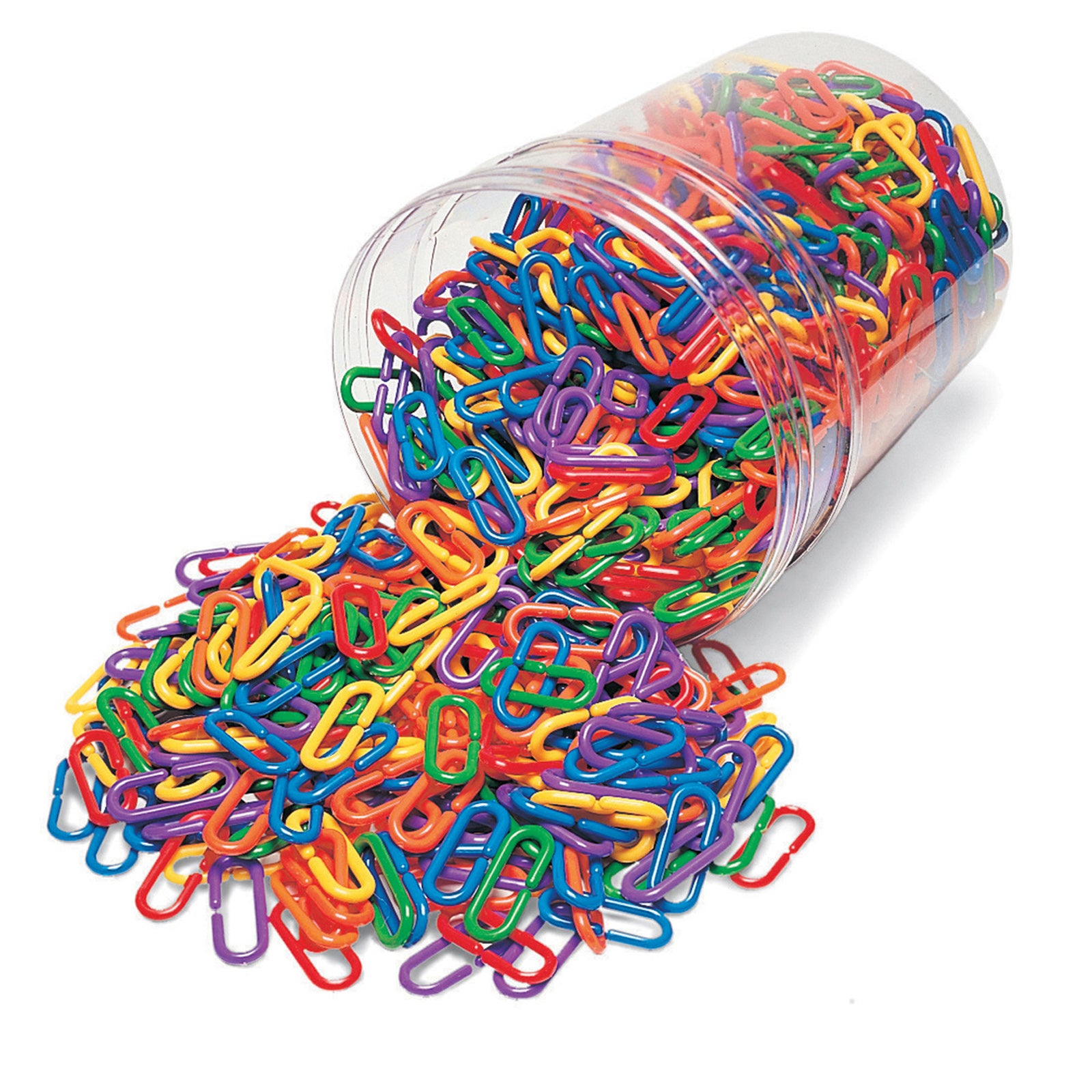 Link 'N' Learn® Rainbow Links in a Bucket, Set of 1000