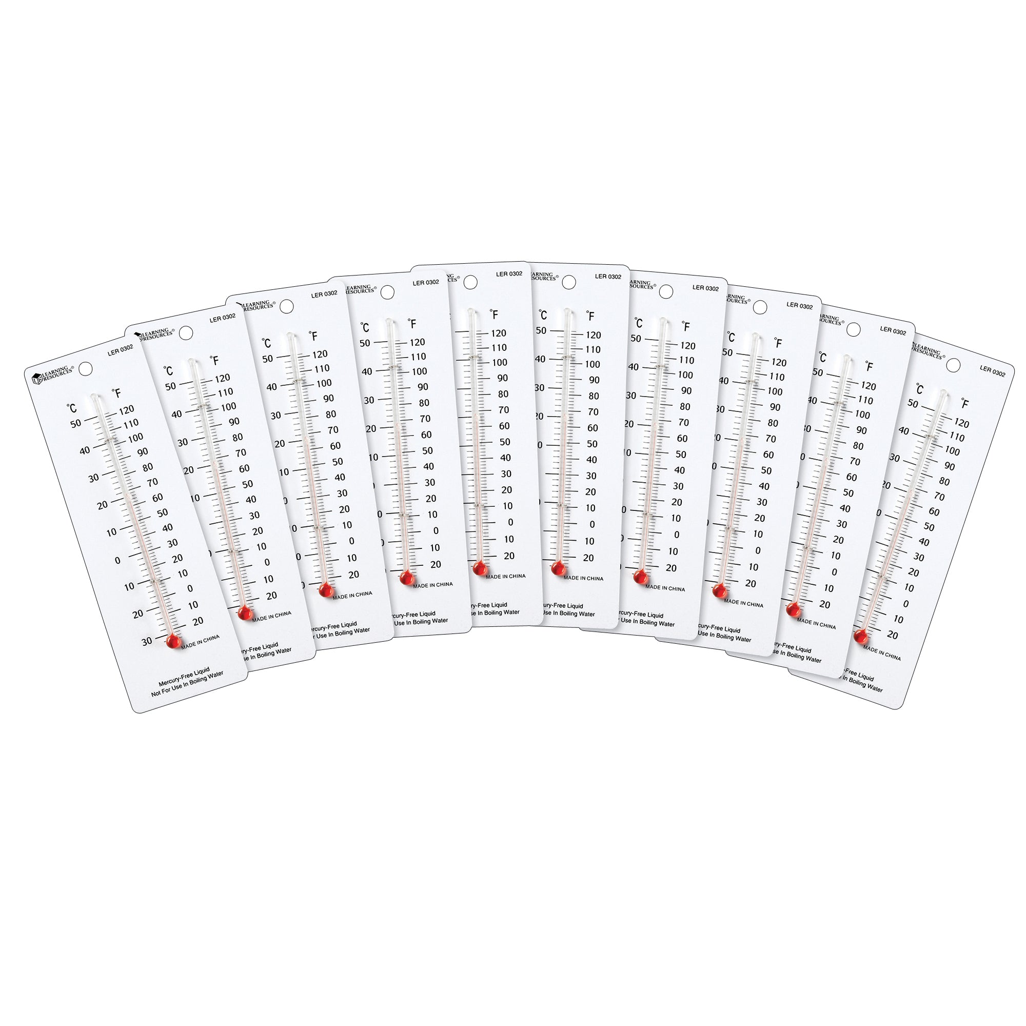 Student Thermometer, Pack of 10