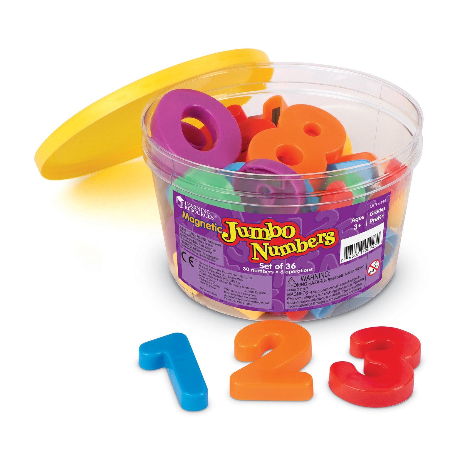 Jumbo Magnetic Letters and Numbers, Numbers/Operations