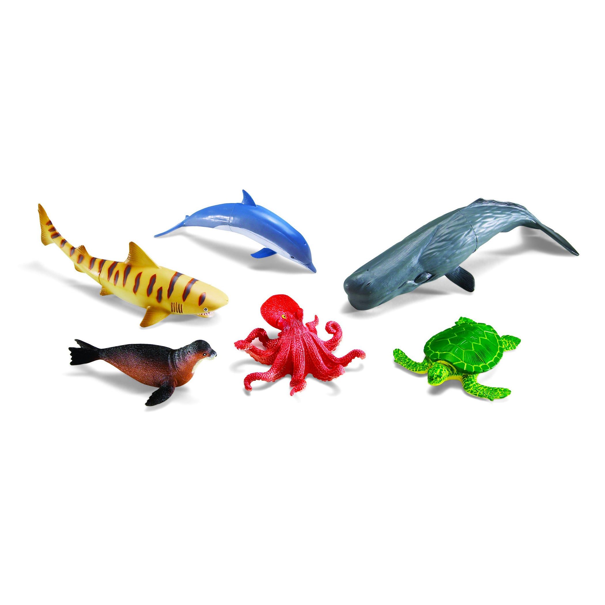 Jumbo Ocean Animals, Set of 6