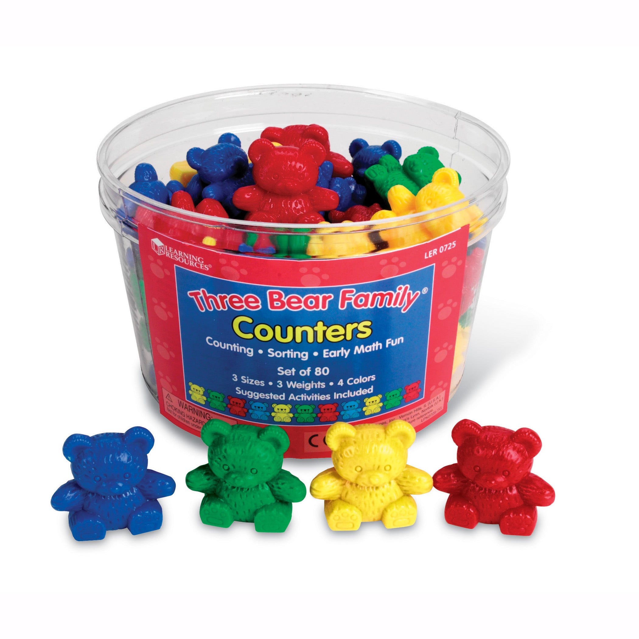 Three Bear Family® Counters Basic Set, Set of 80