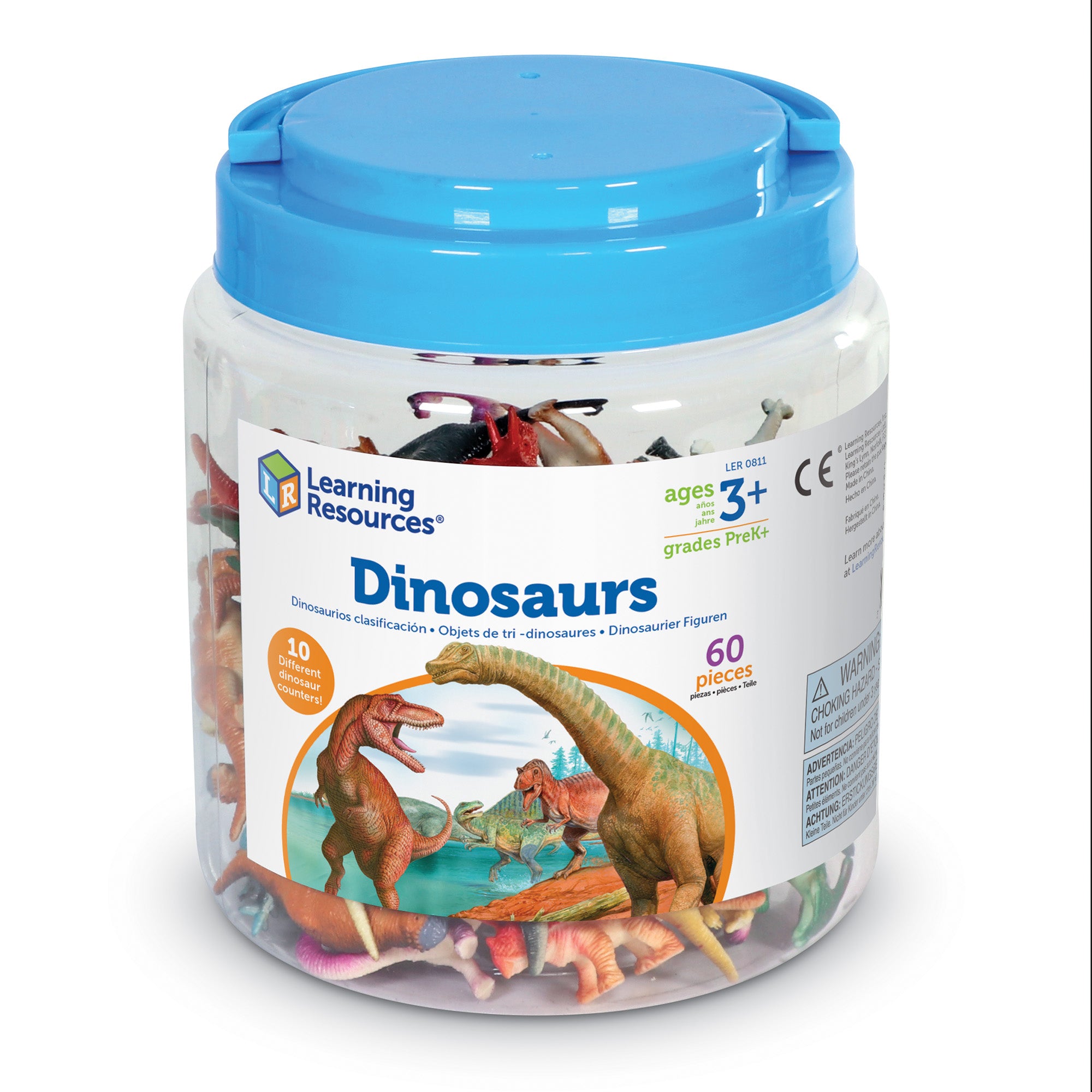 Dinosaur Counter, Set of 60