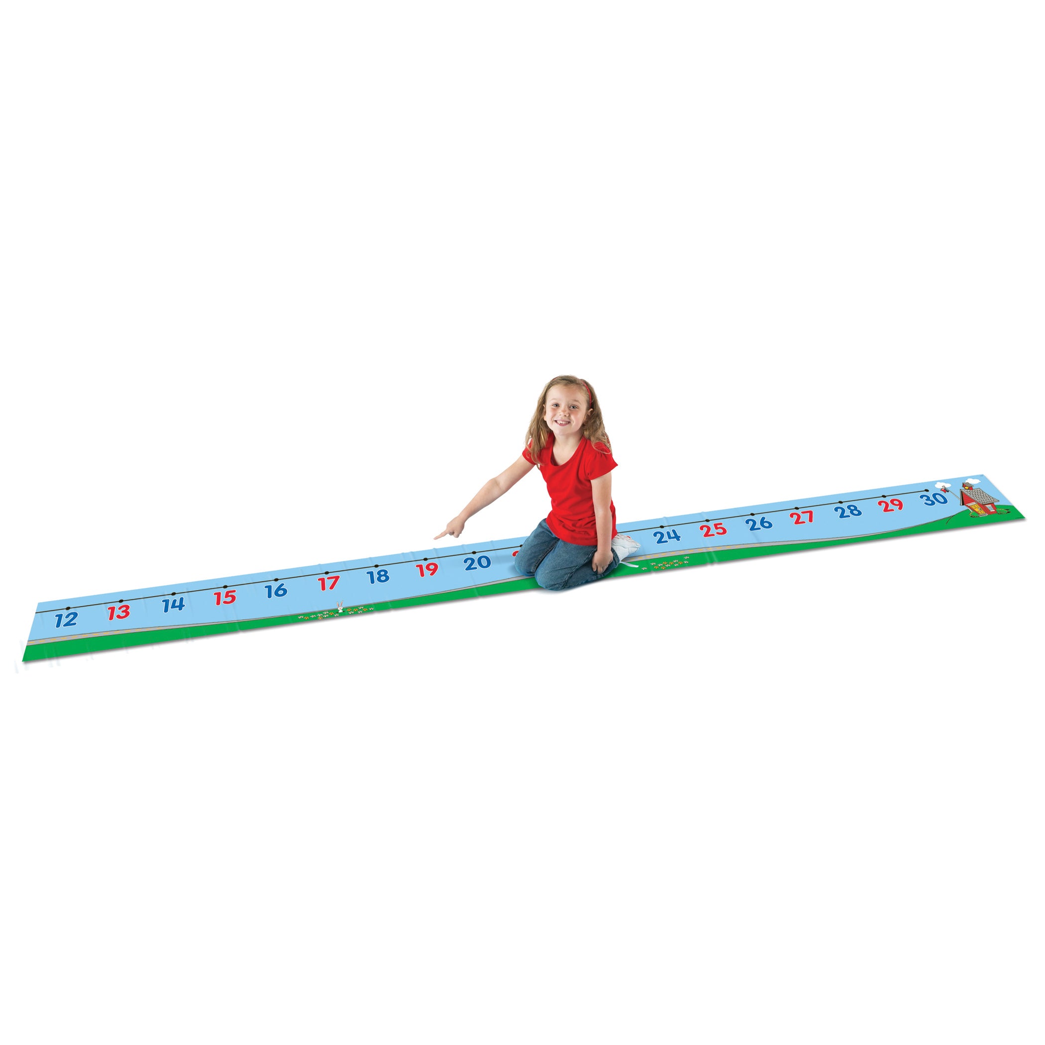 0-30 Number Line Floor Mat