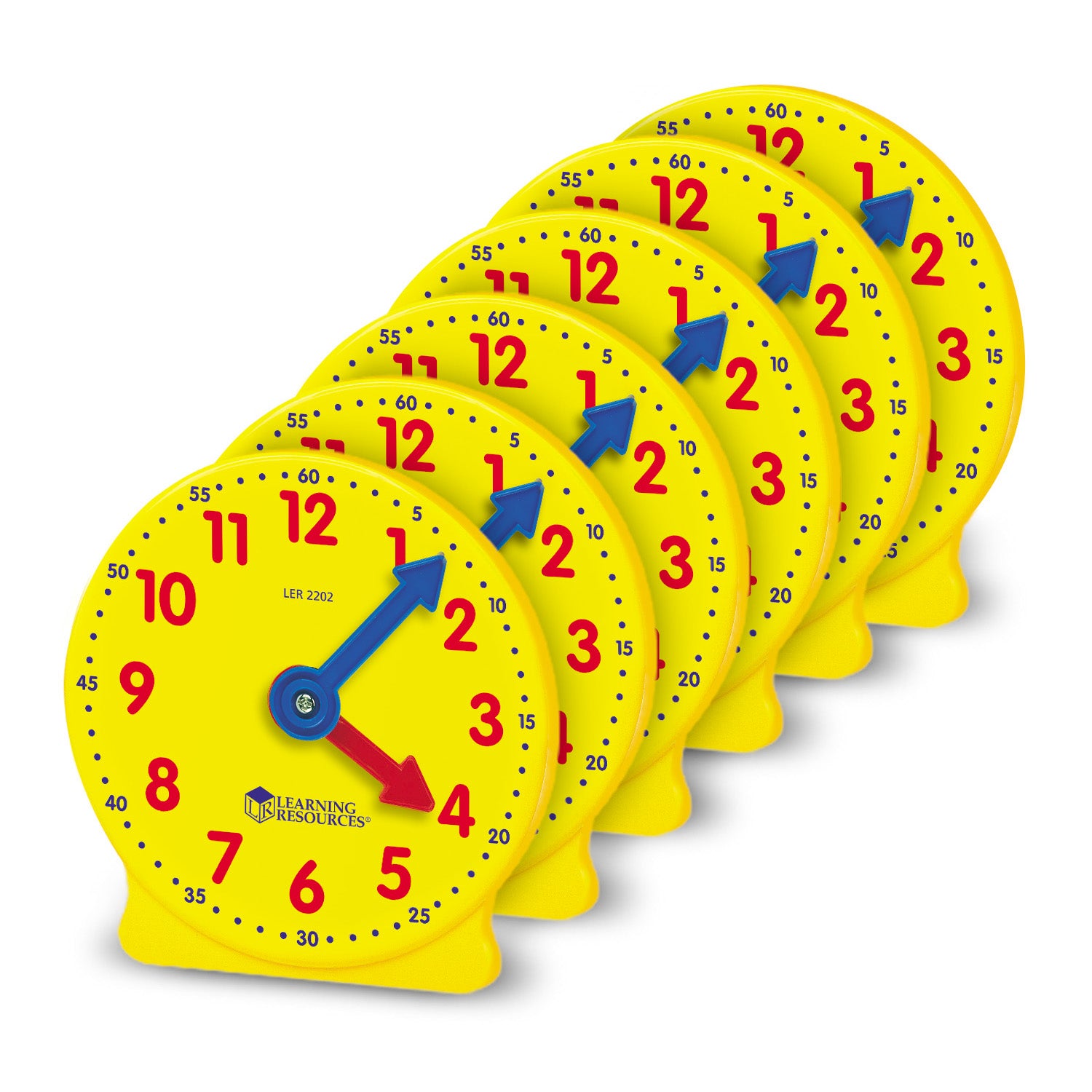 Big Time™ Geared Mini-Clocks, Set of 6