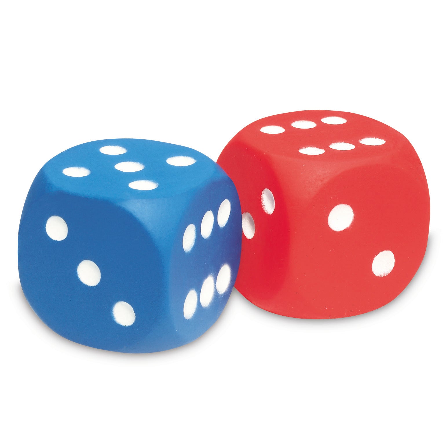 Foam Dot Dice, 2 Per Pack, 3 Packs - A1 School Supplies