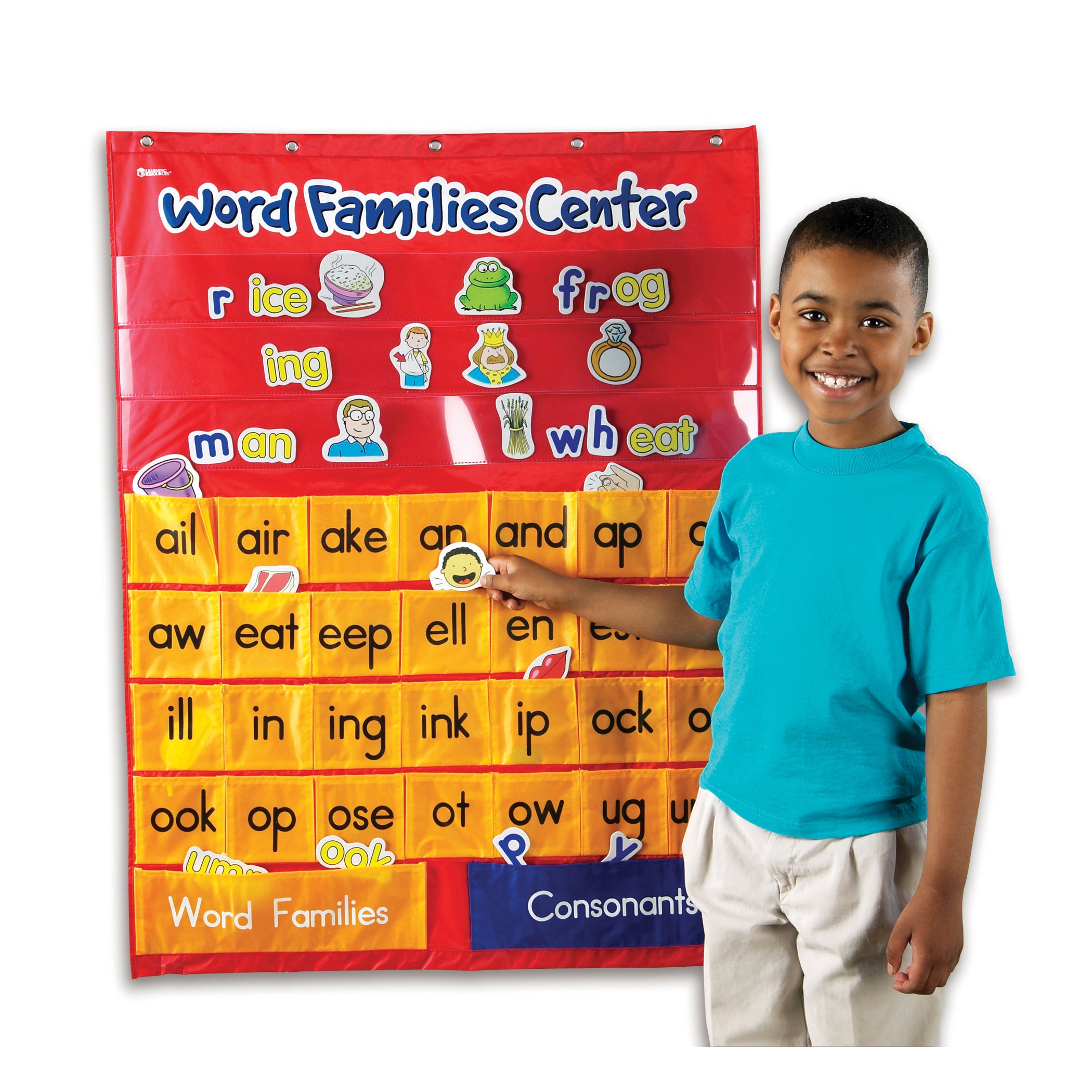 Word Families & Rhyming Center Pocket Chart - A1 School Supplies