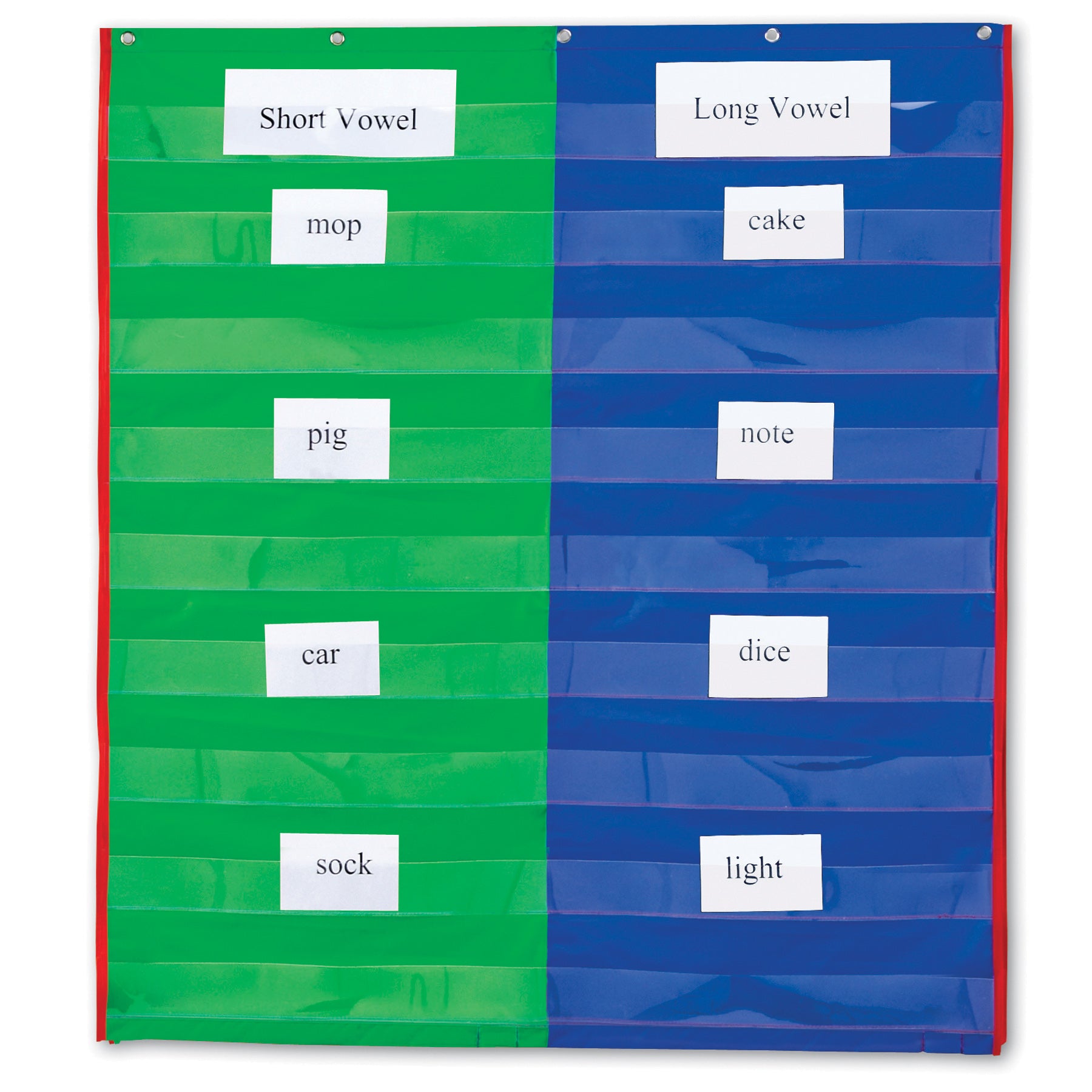 2 & 4 Column Double-Sided Pocket Chart