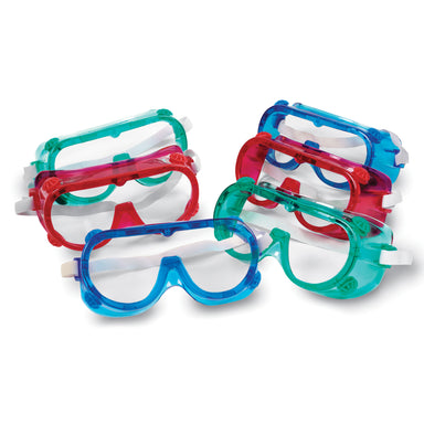 Colored Safety Goggles, 6 Per Pack - A1 School Supplies