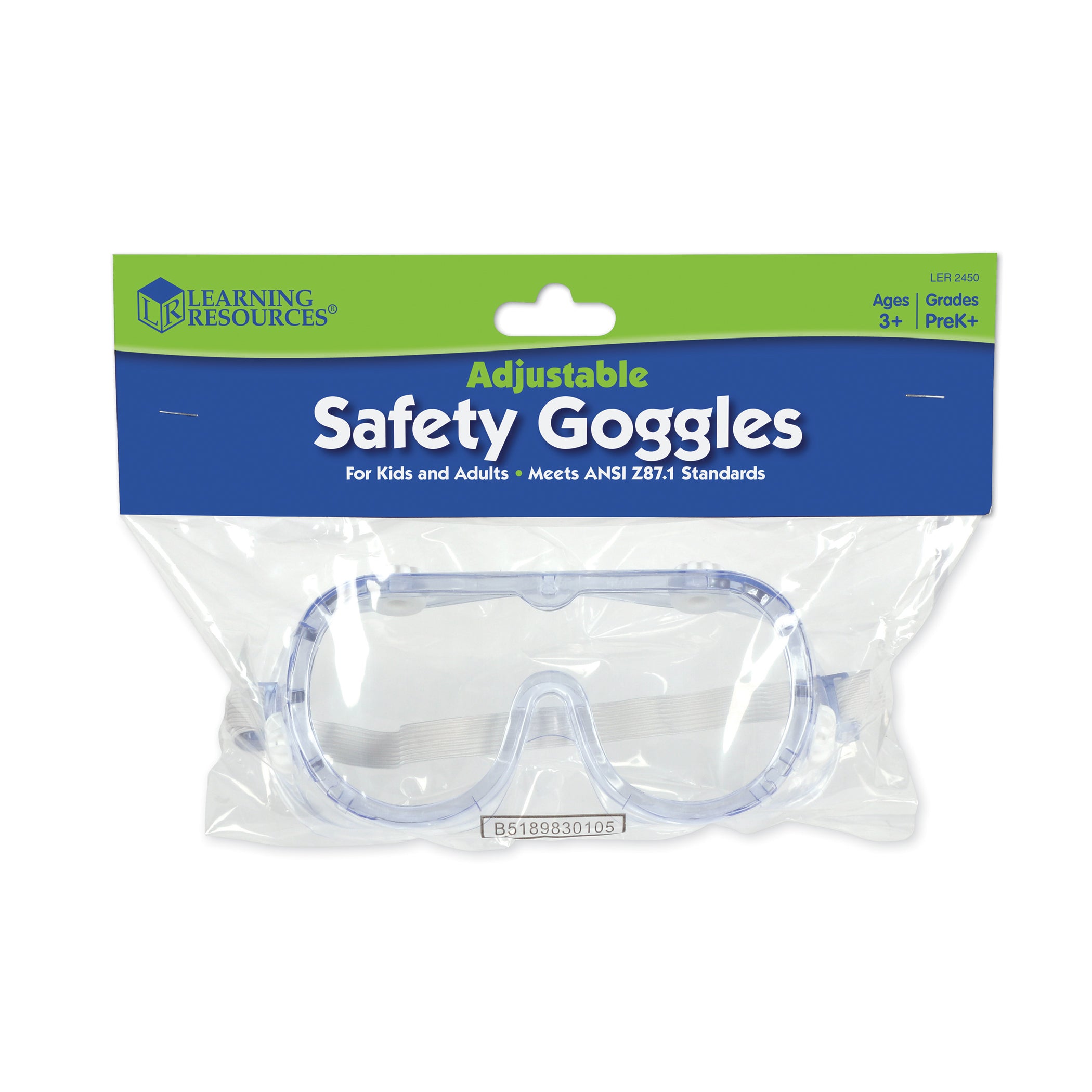 Clear Safety Goggles, Pack of 6