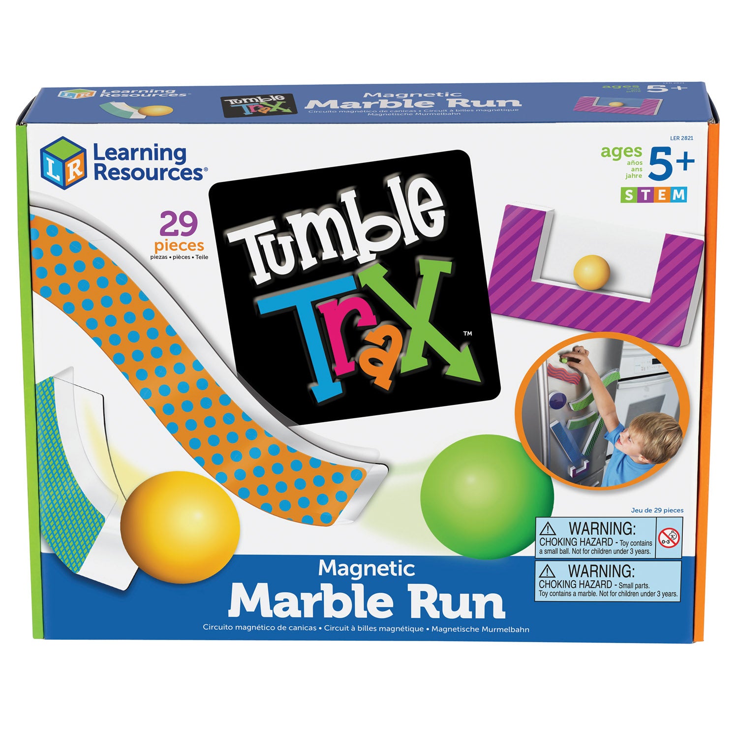 Tumble Trax™ Magnetic Marble Run