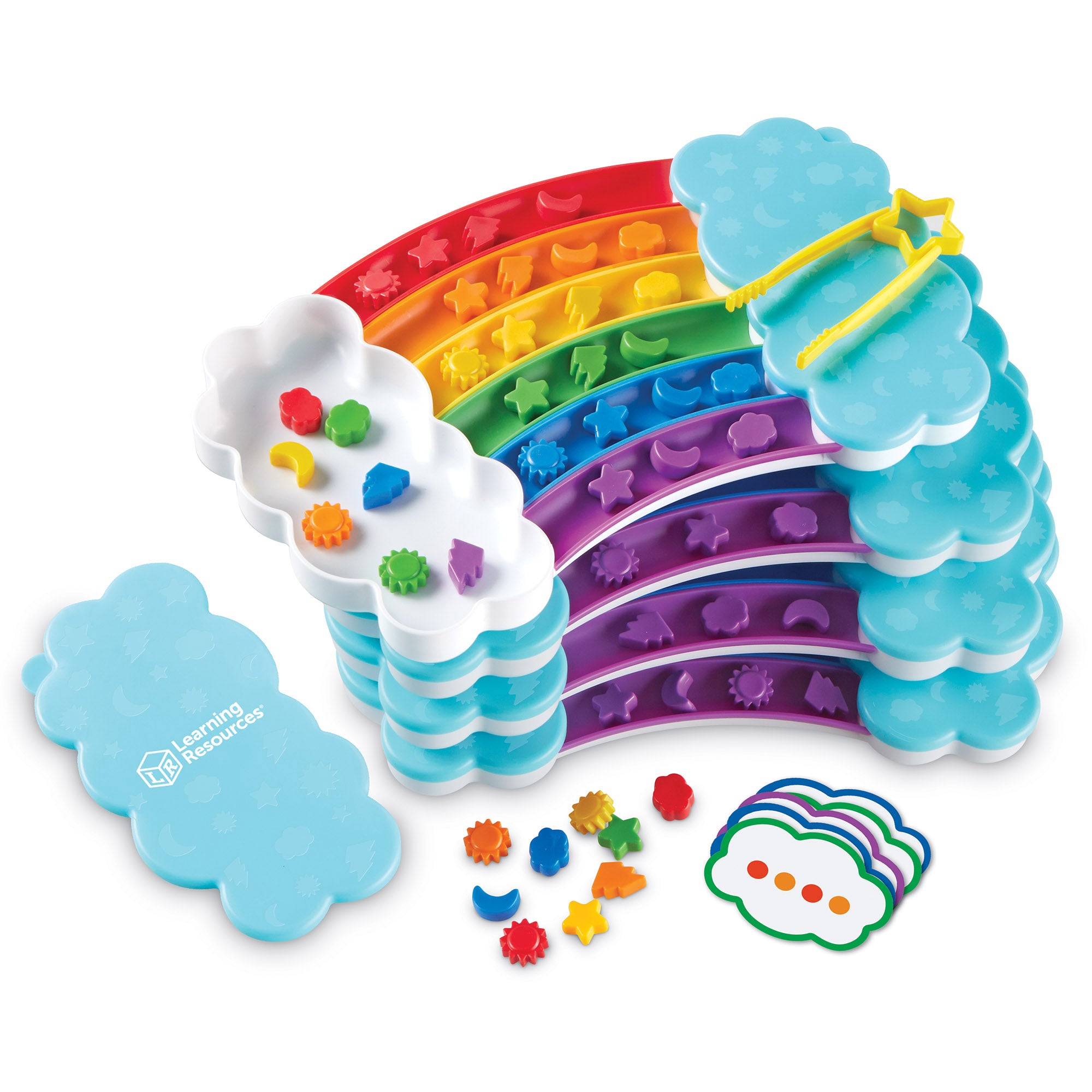 Rainbow Sorting Trays Classroom Edition