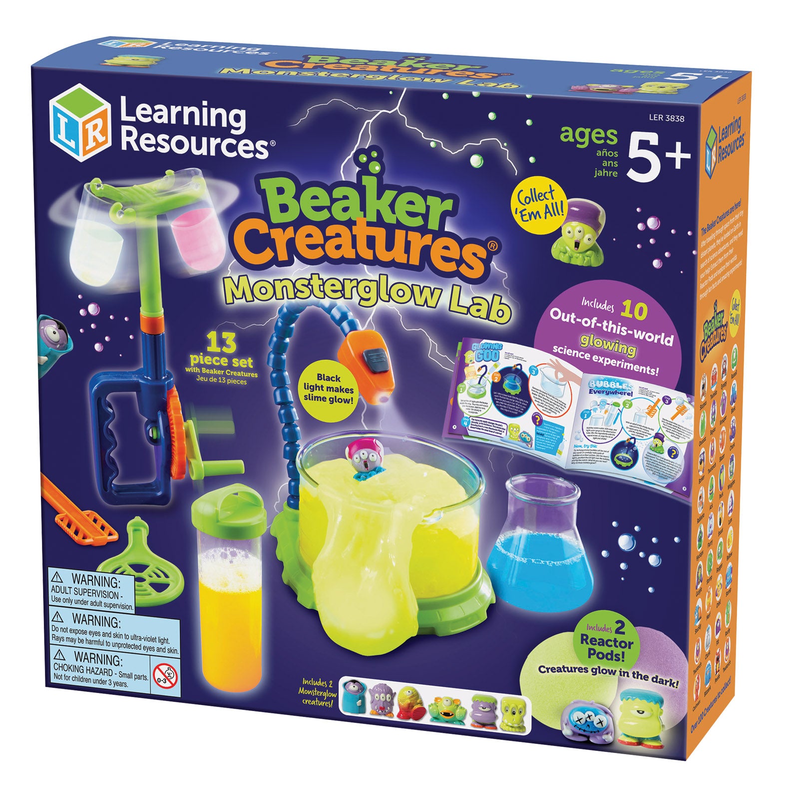 Beaker Creatures® Monster Glow Lab