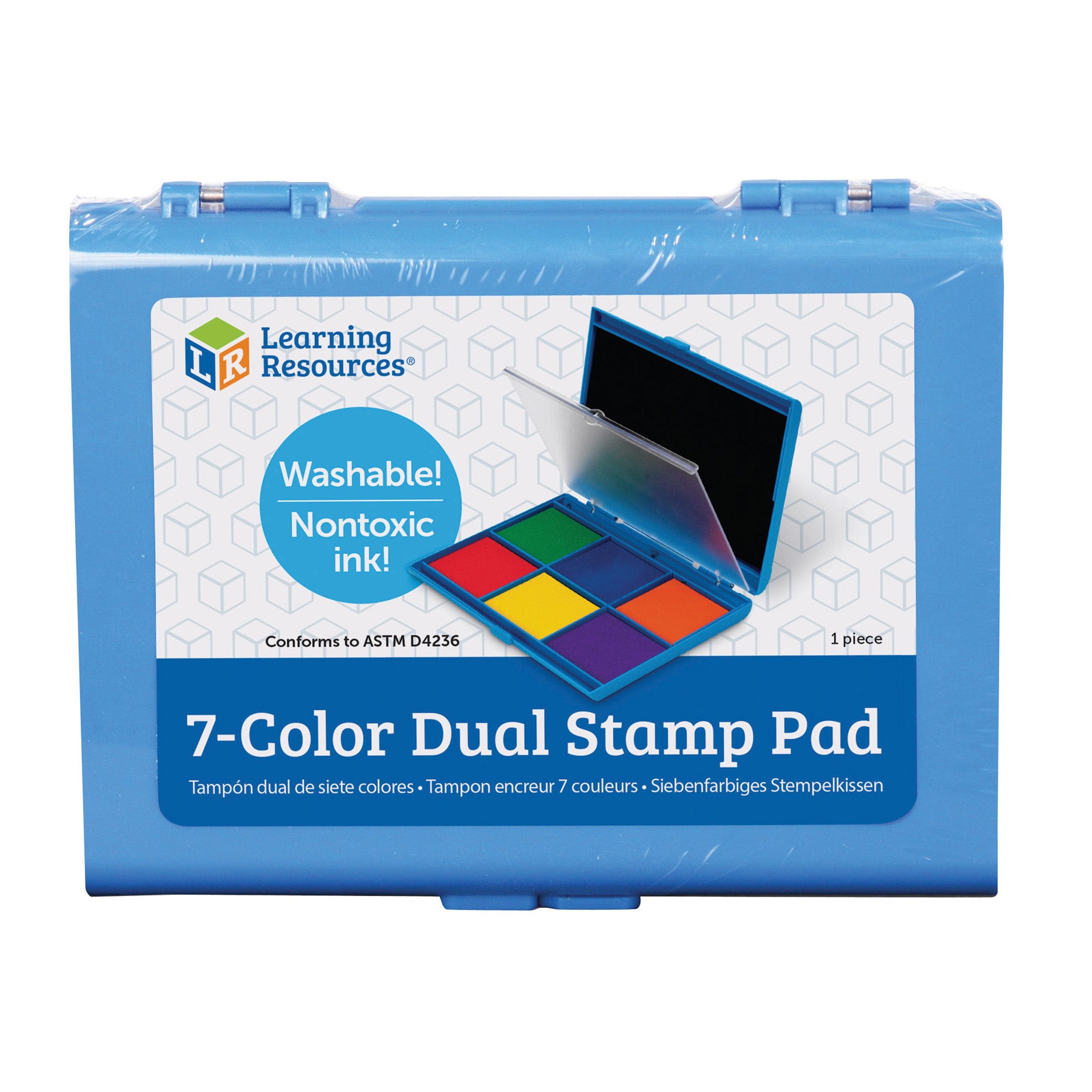 Stamp Pad, 7 Colors Per Pad, Set of 2