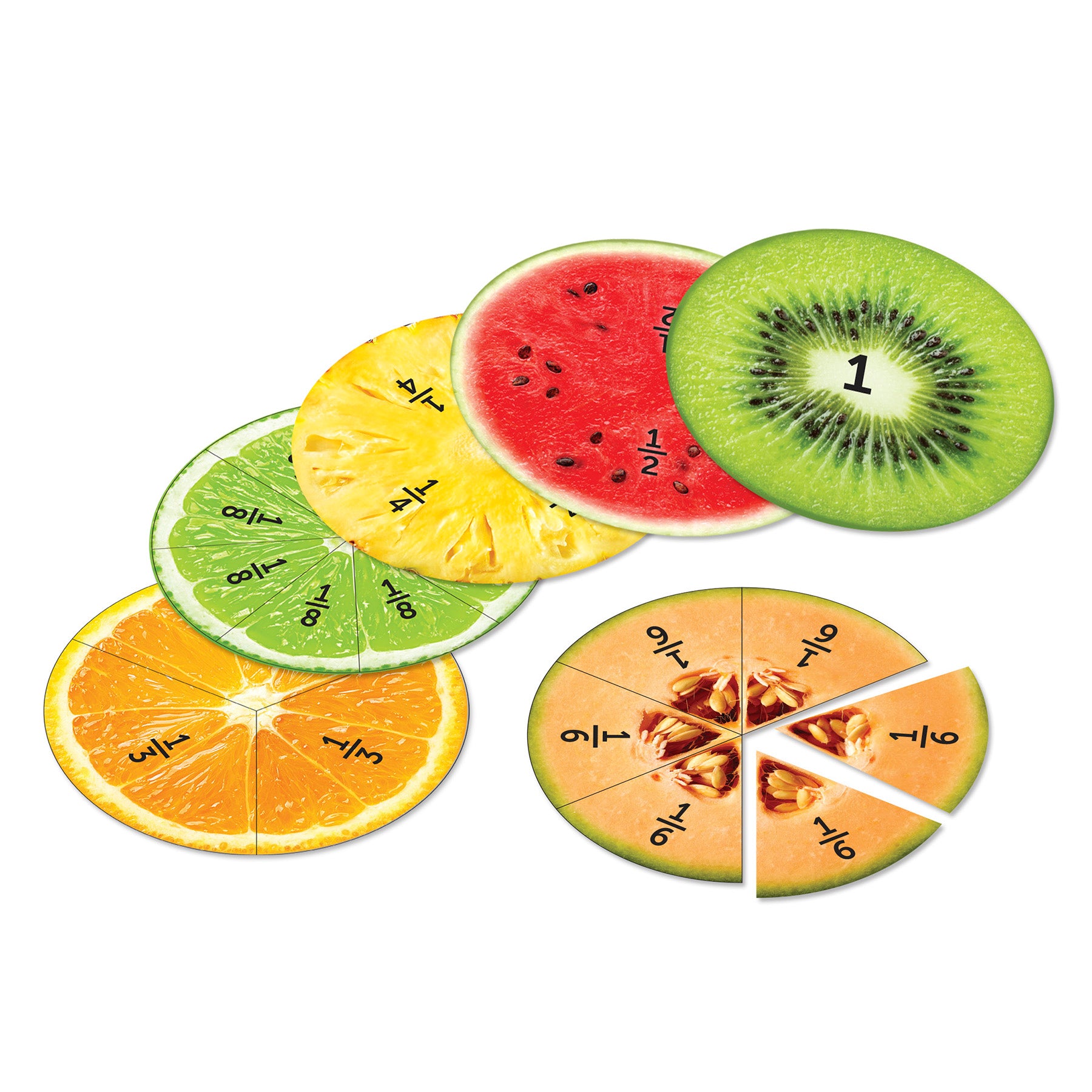 Magnetic Fruit Fractions - A1 School Supplies