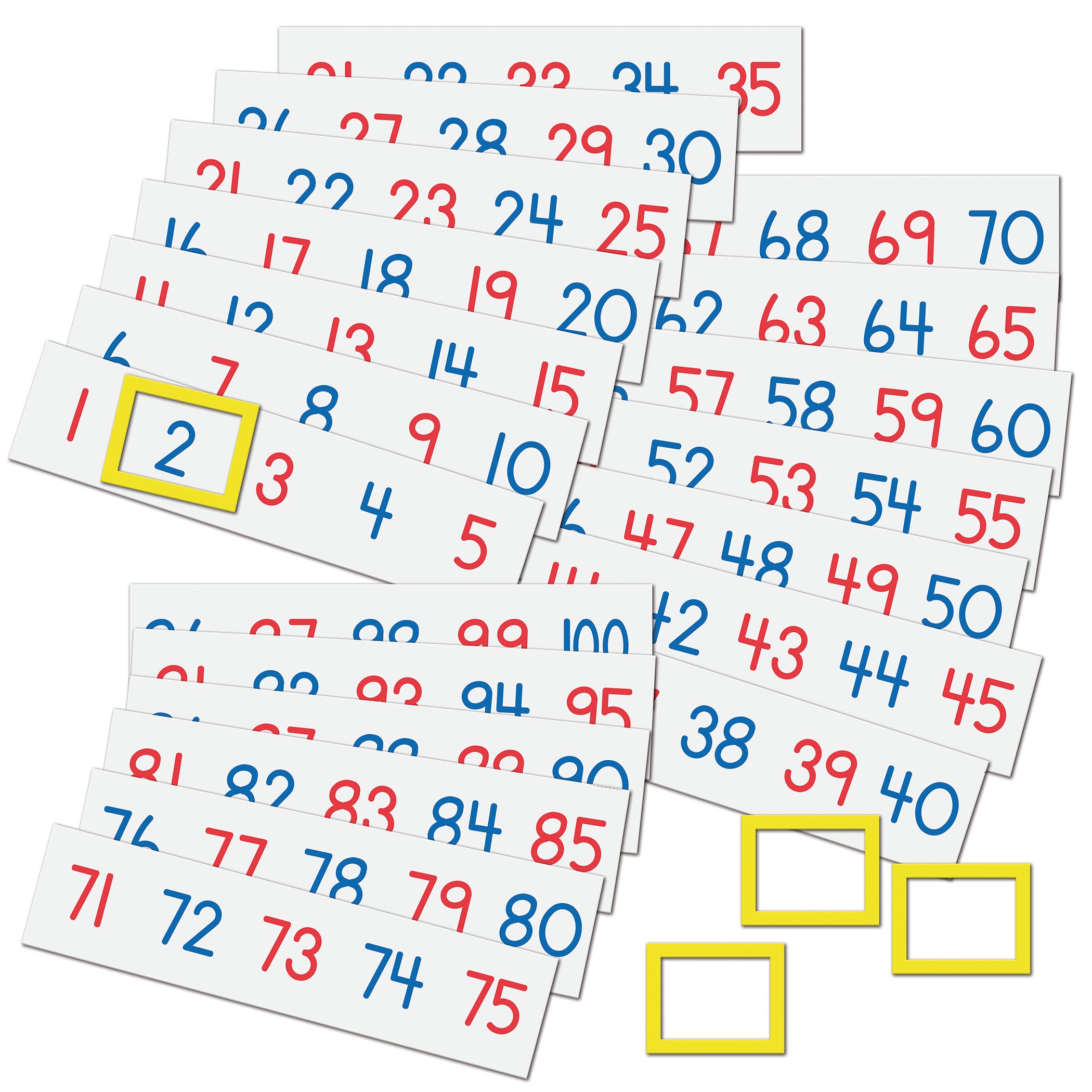 Magnetic Number Line, 1-100 - A1 School Supplies