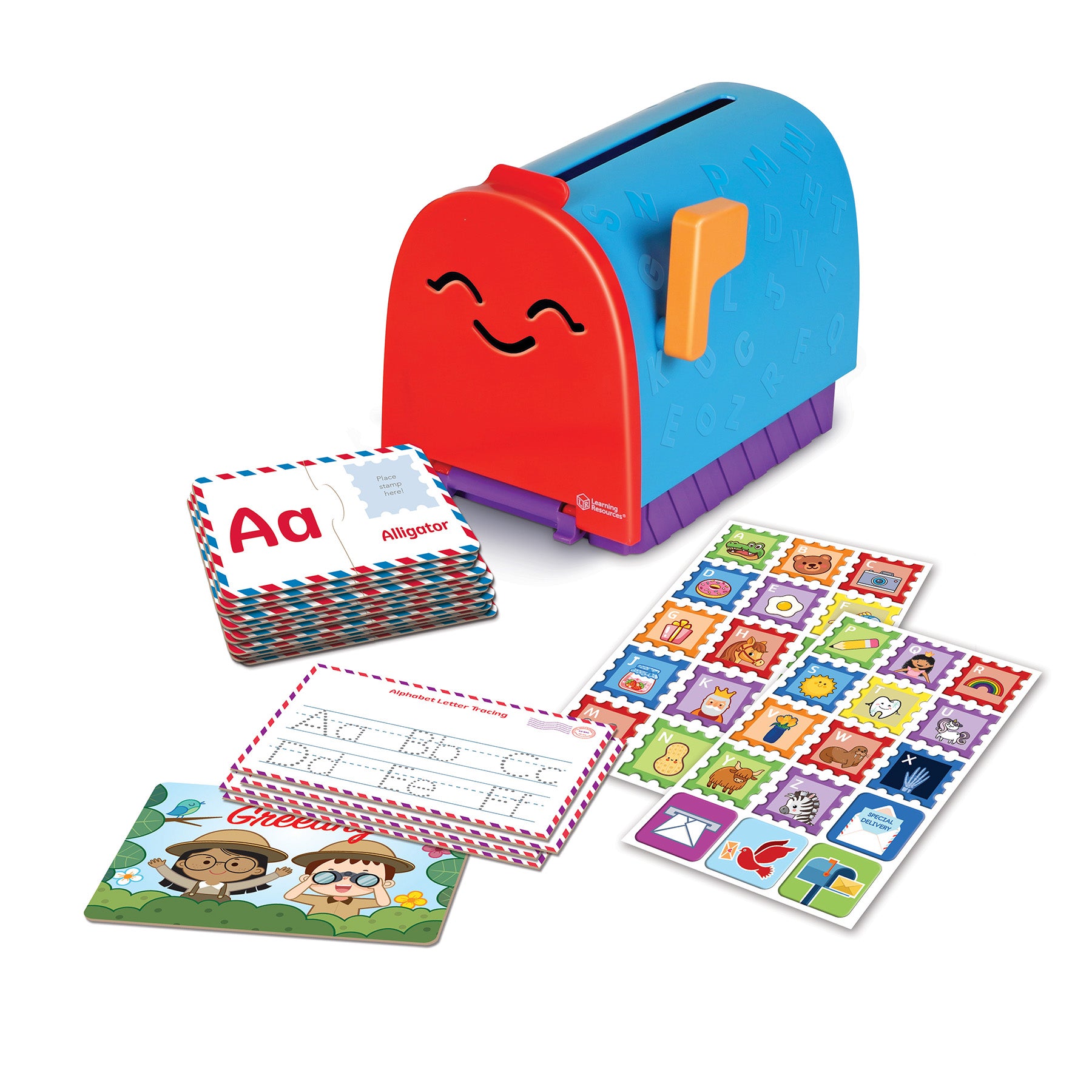 Alphabet Learning Mailbox