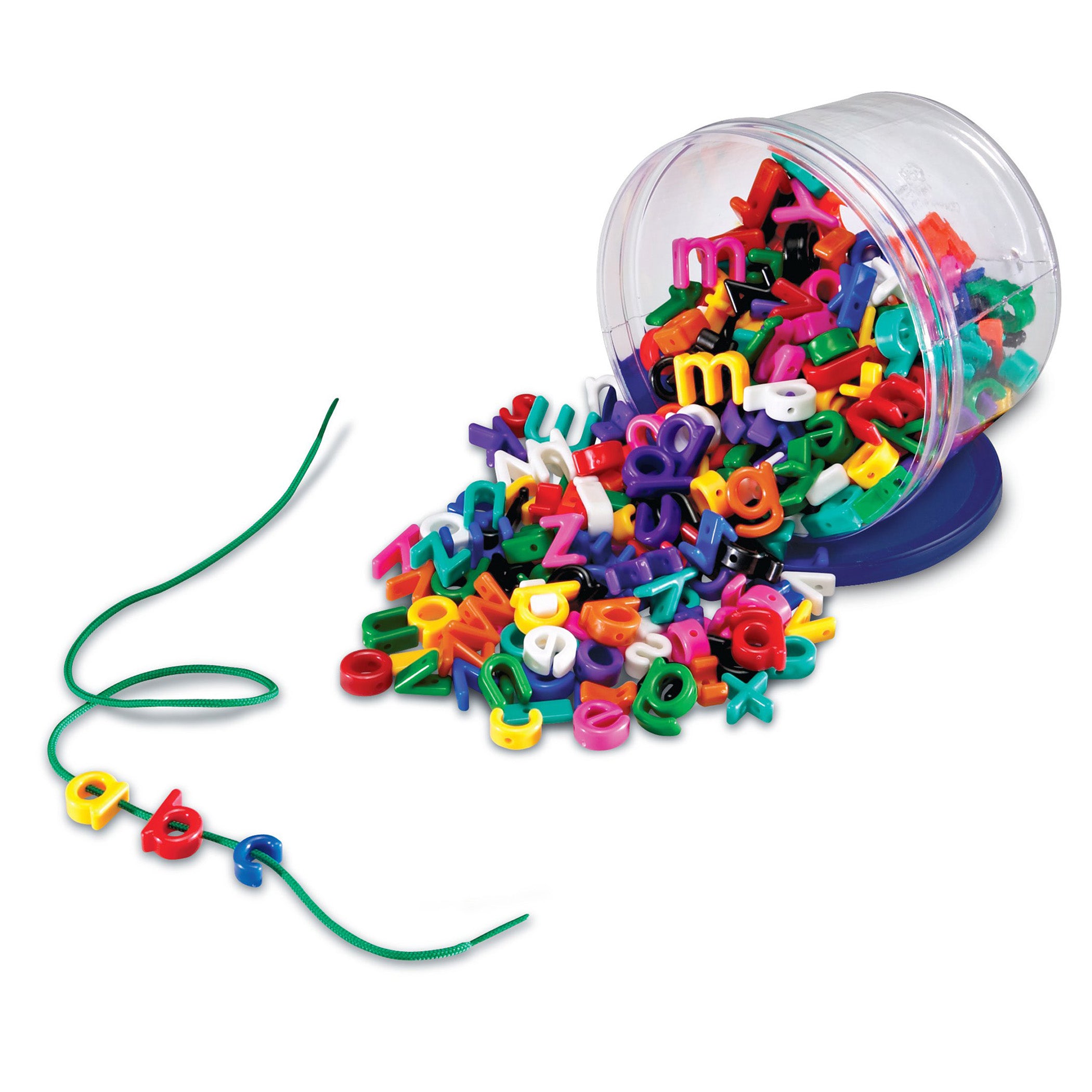 Plastic Lacing Lowercase Alphabet, 260 Pieces