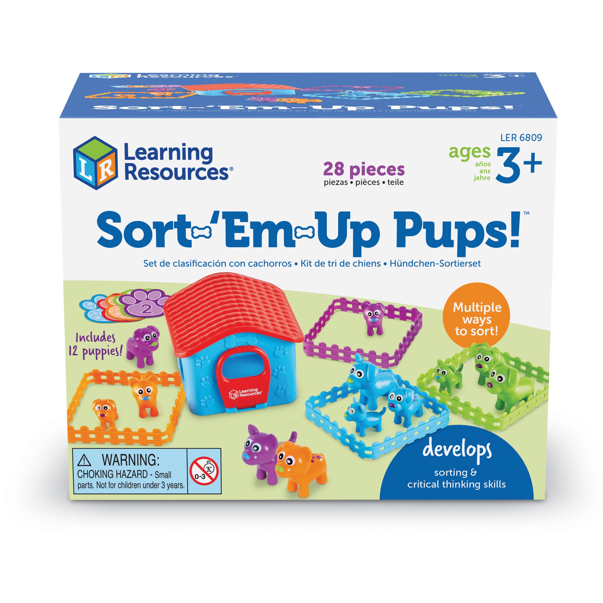 Sort Em' Up Pups Activity Set