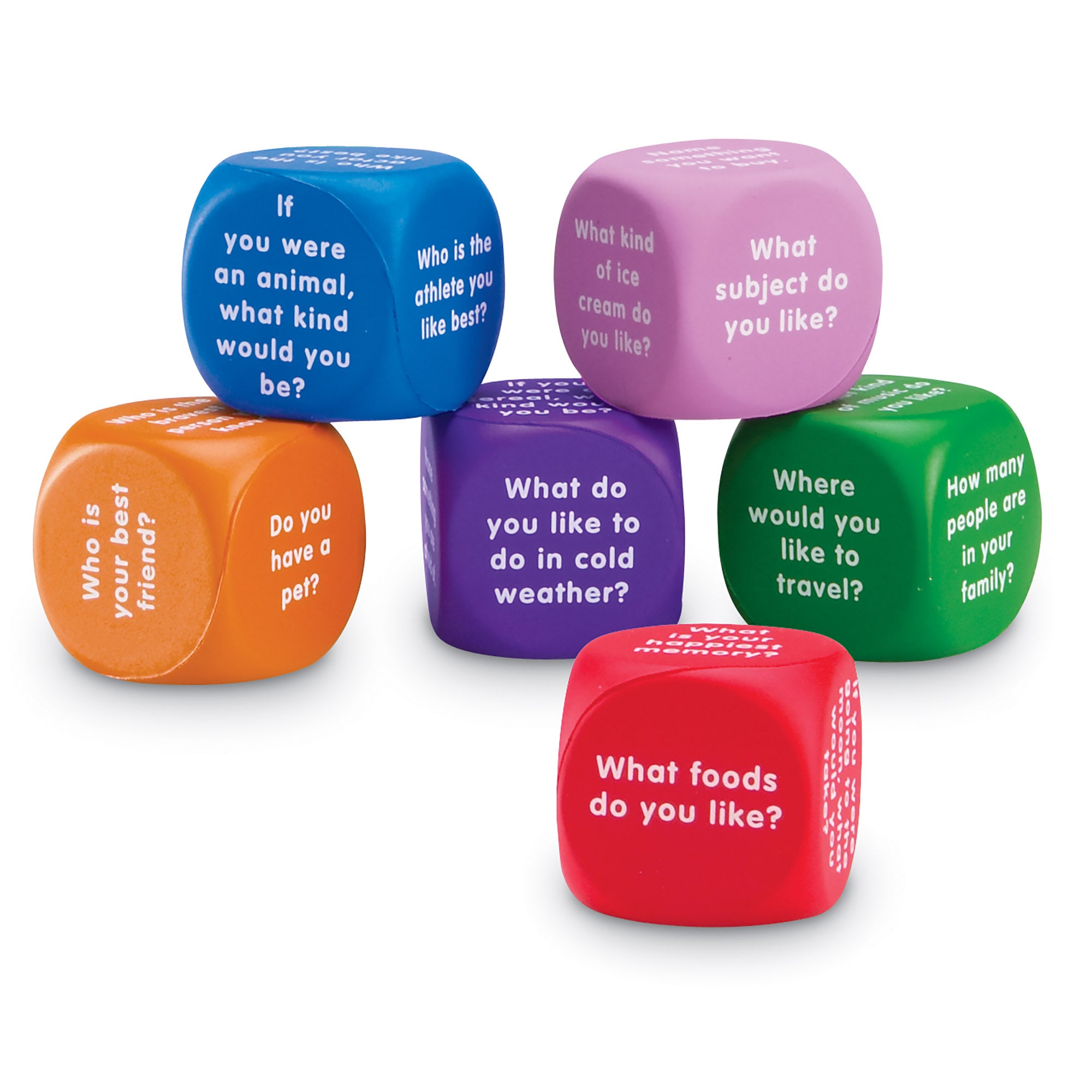 Conversation Cubes, 6 Per Set