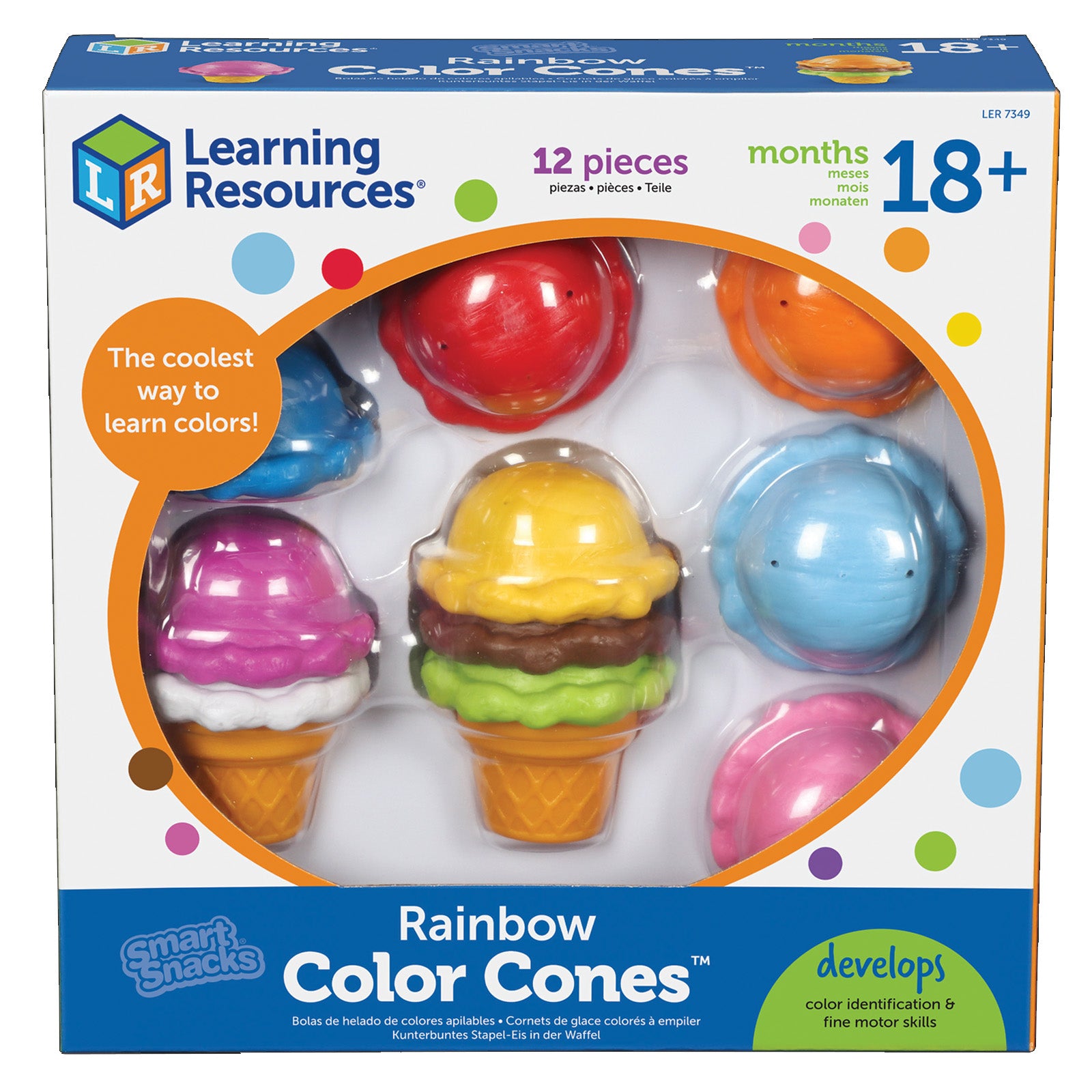 Smart Snacks® Rainbow Color Cones™