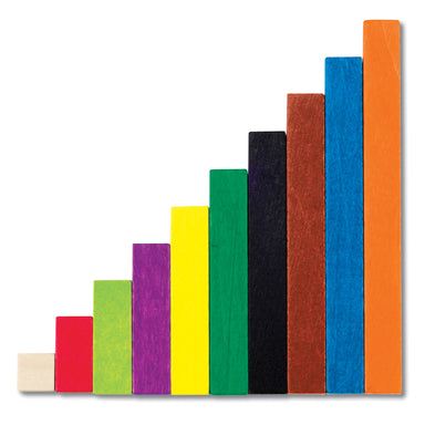 Plastic Cuisenaire® Rods Introductory Set, Non-Connecting - A1 School Supplies