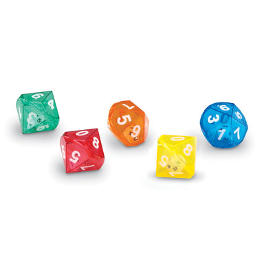 10-Sided Dice in Dice, Pack of 72 - A1 School Supplies