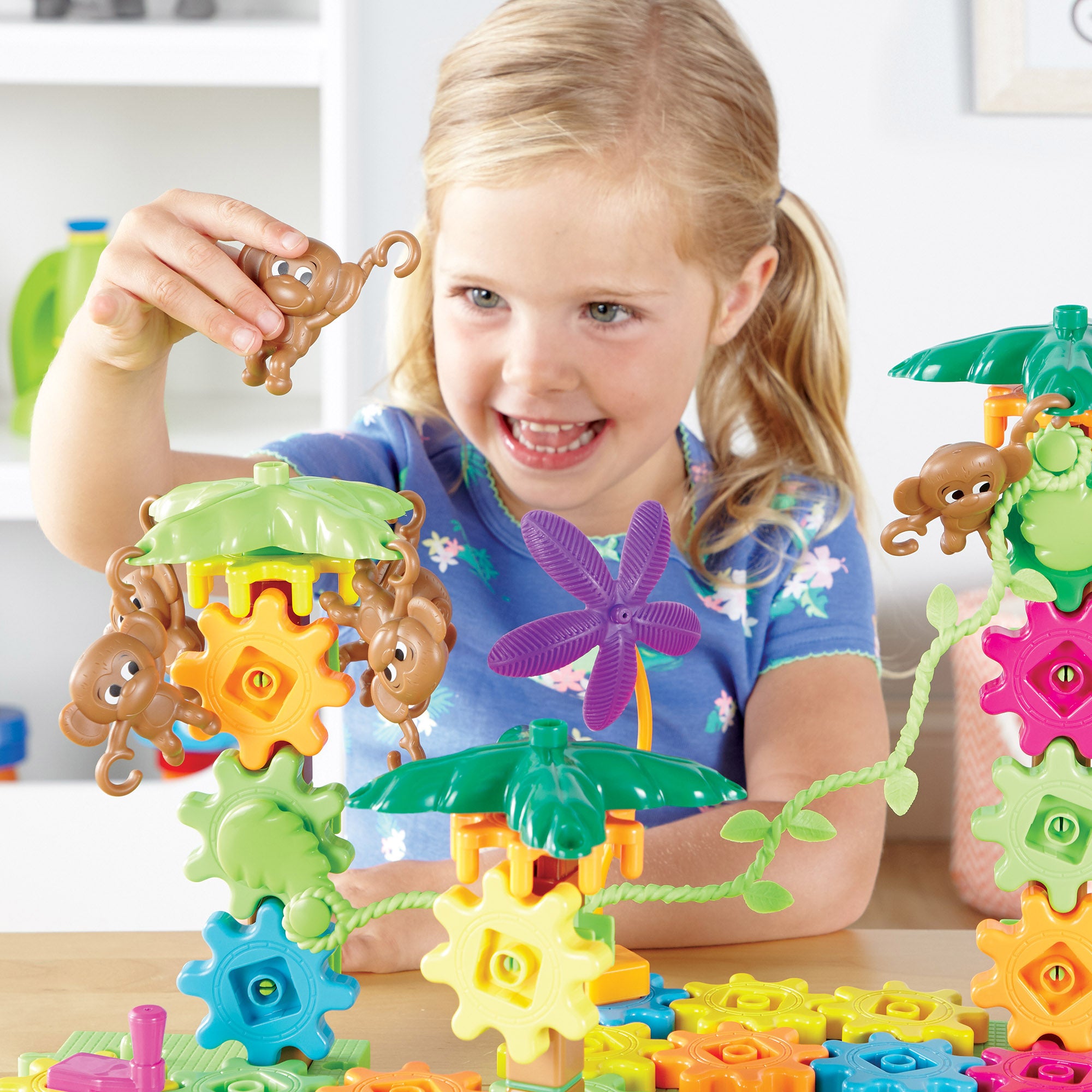 Gears! Gears! Gears!® Movin' Monkeys™ Building Set, 103 Pieces