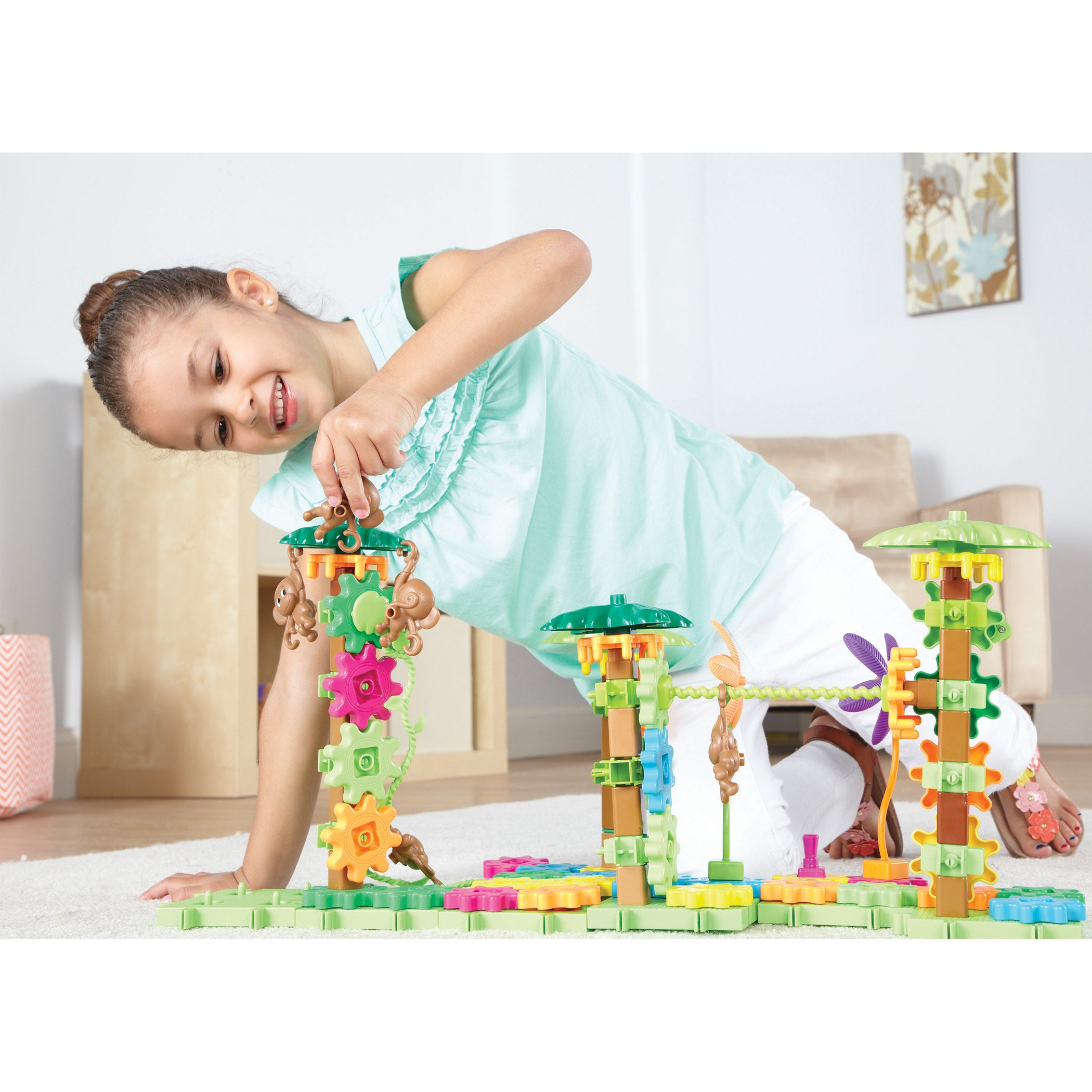 Gears! Gears! Gears!® Movin' Monkeys™ Building Set, 103 Pieces