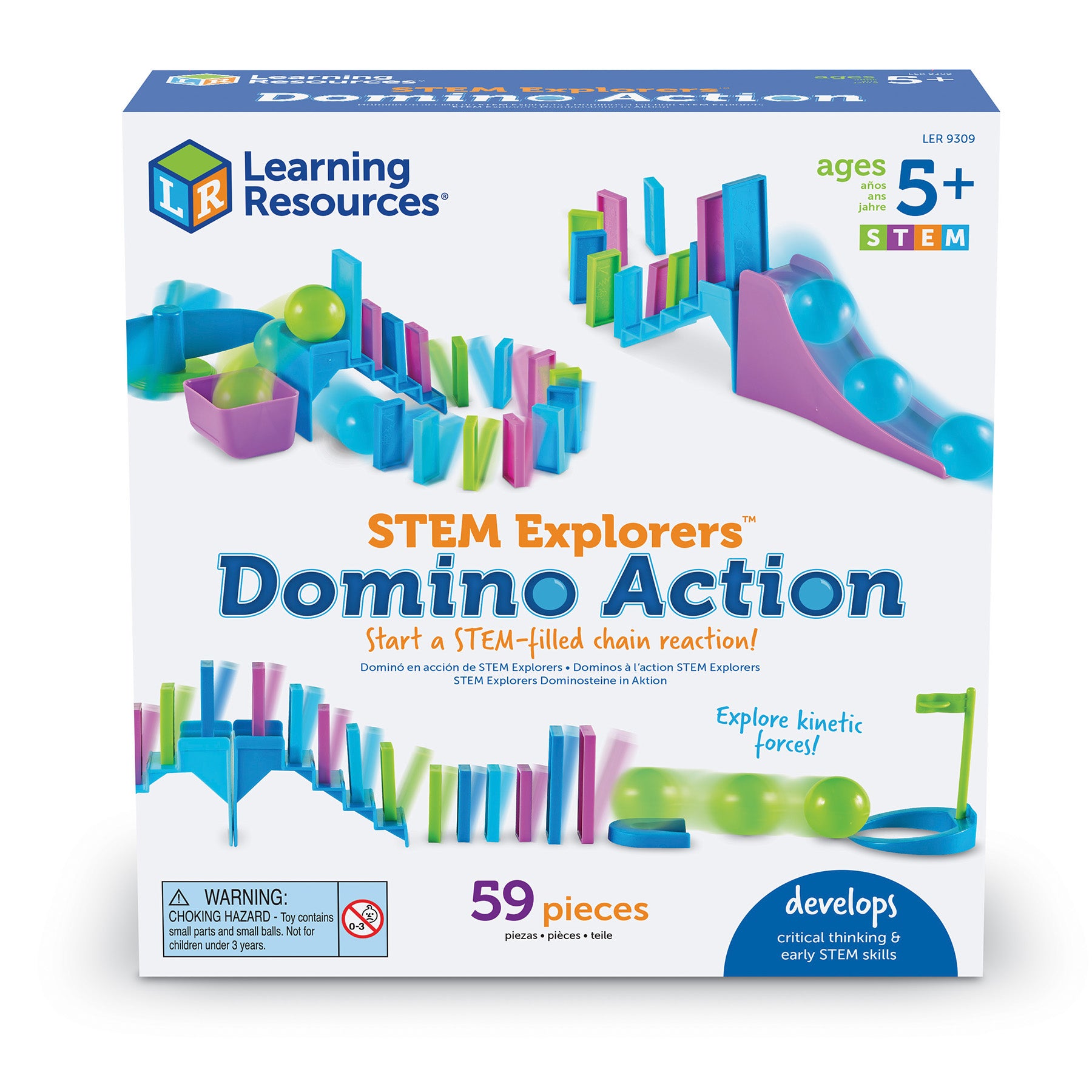 STEM Explorers™ Domino Action, 59 Pieces