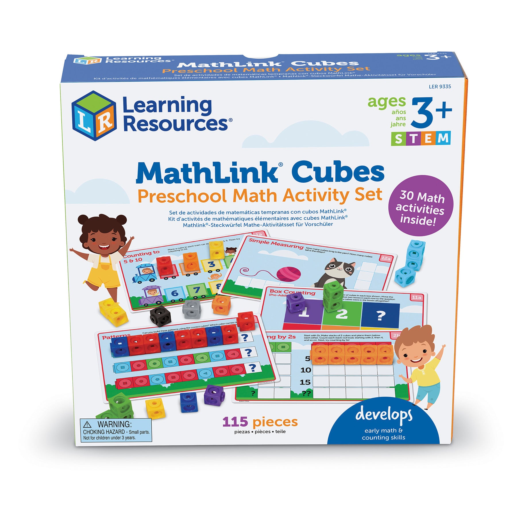 Mathlink® Cubes Preschool Math Activity Set - A1 School Supplies