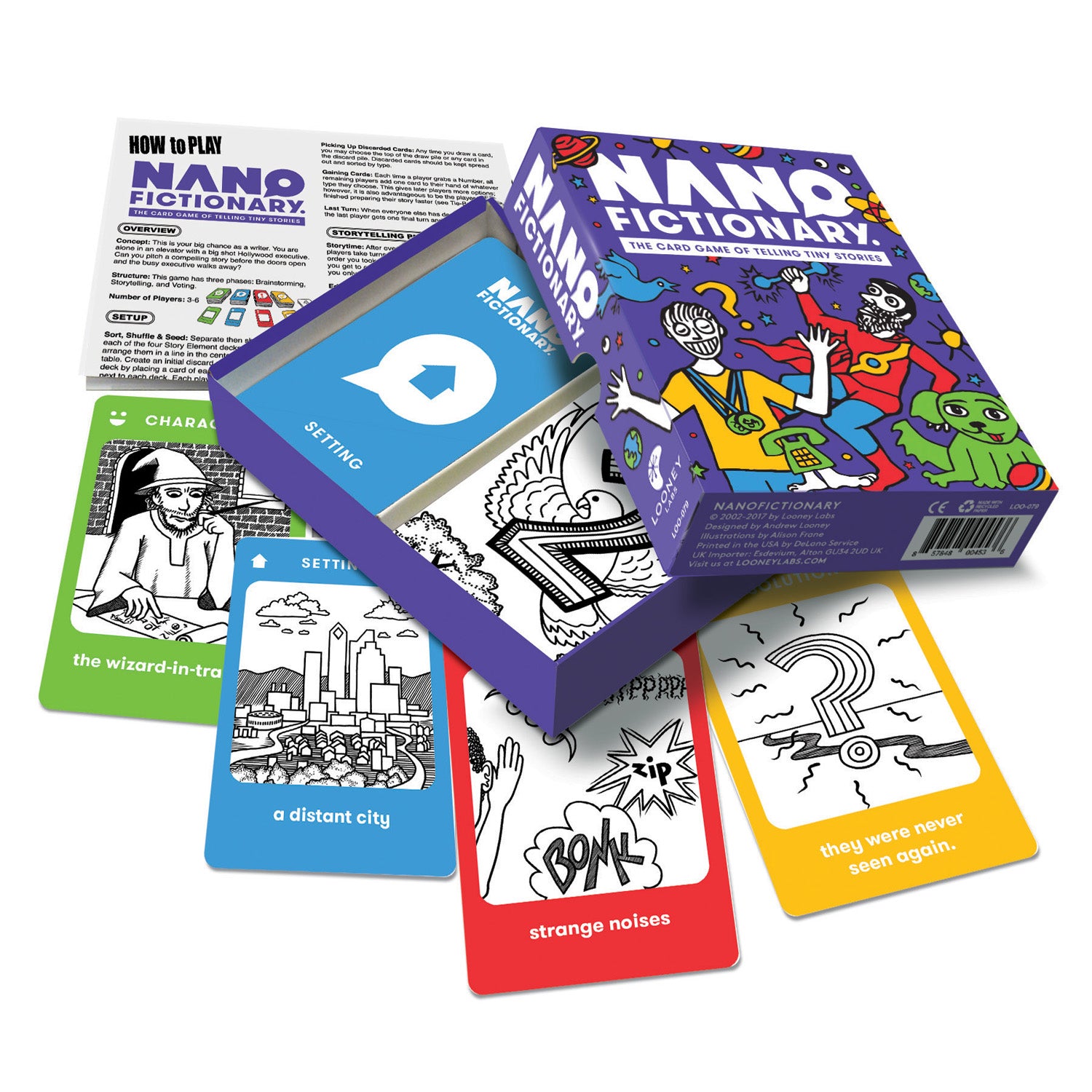 Nanofictionary Card Game