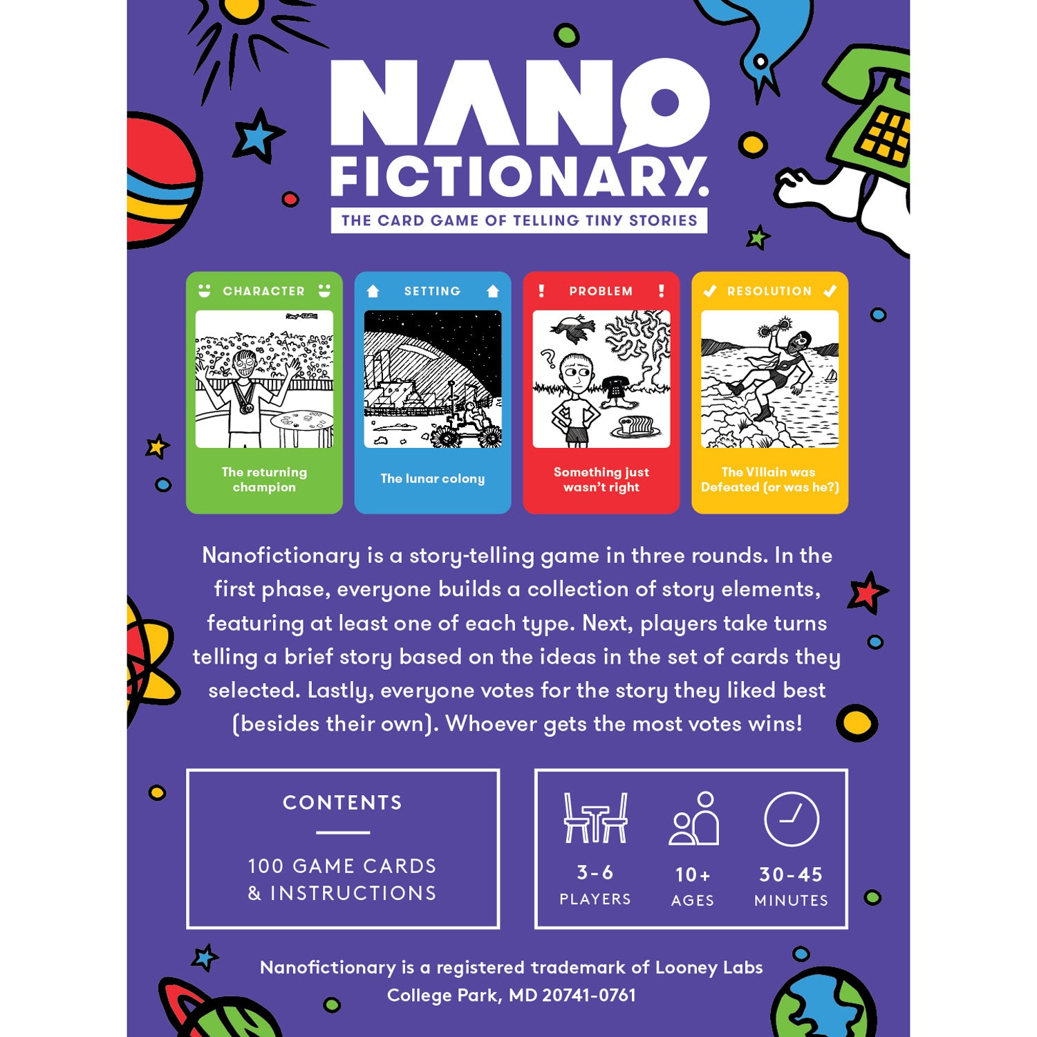 Nanofictionary Card Game - A1 School Supplies