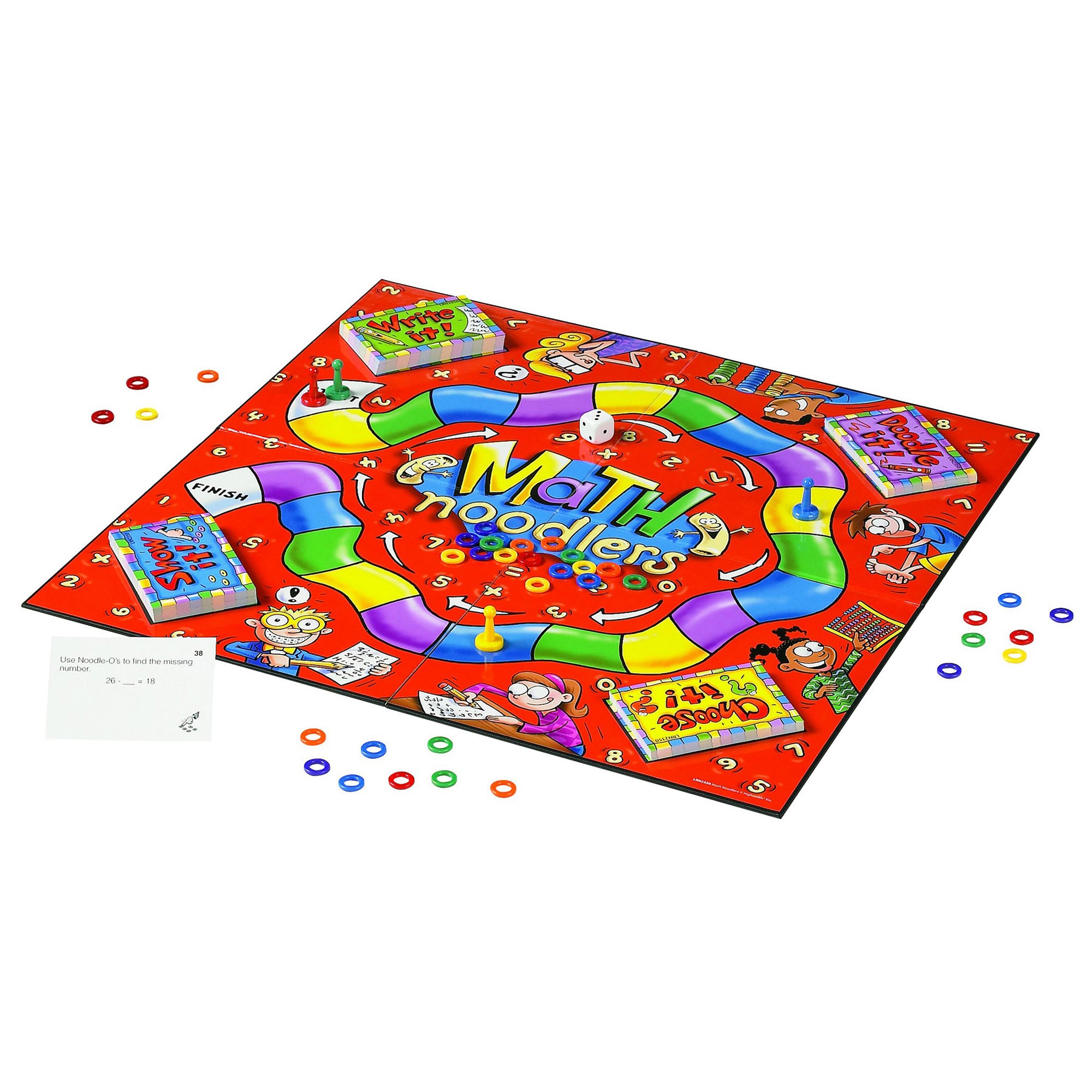 Math Noodlers Game, Grades 2-3 - A1 School Supplies