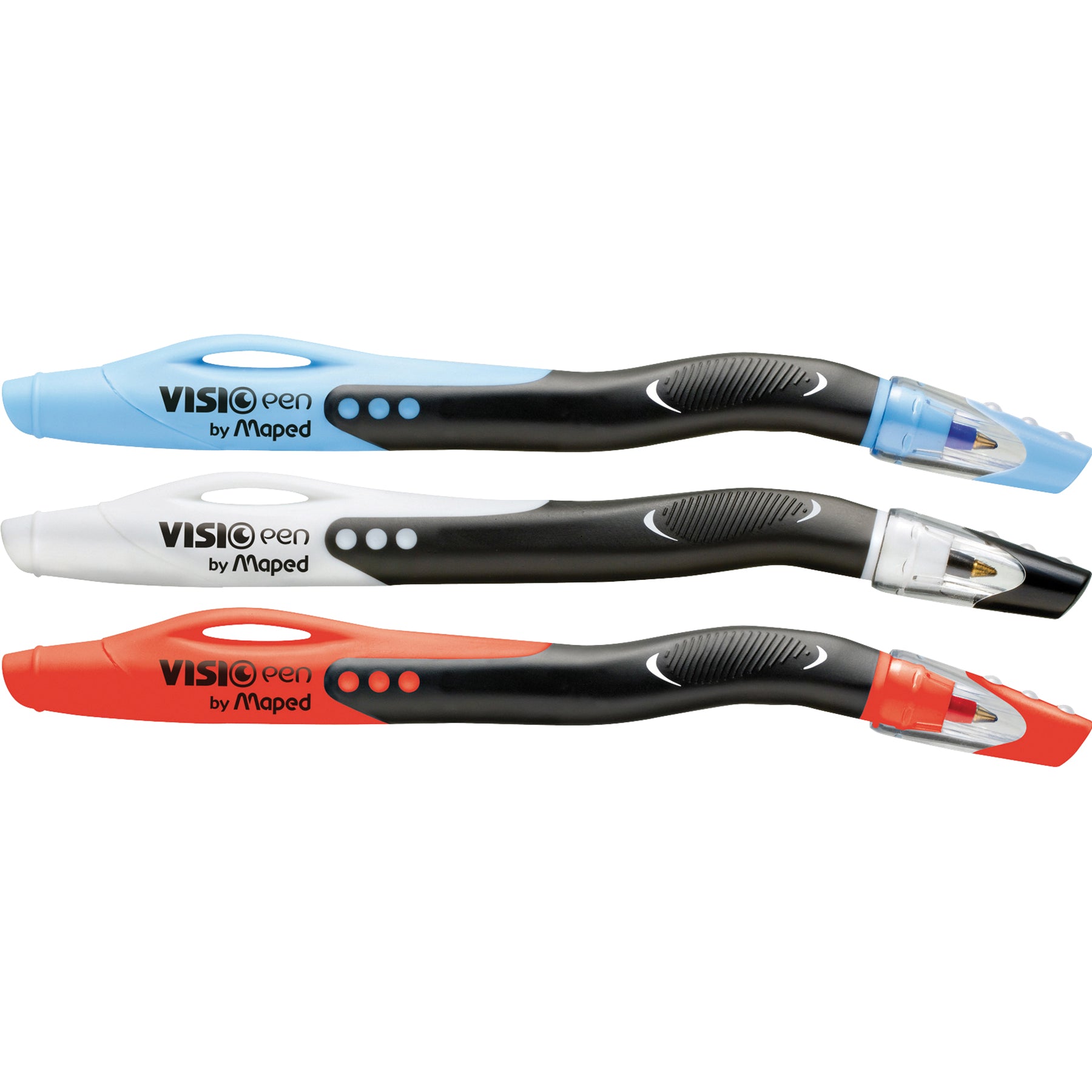 Visio Pen Ball-Point For Lefties, 3 Per Pack, 3 Packs